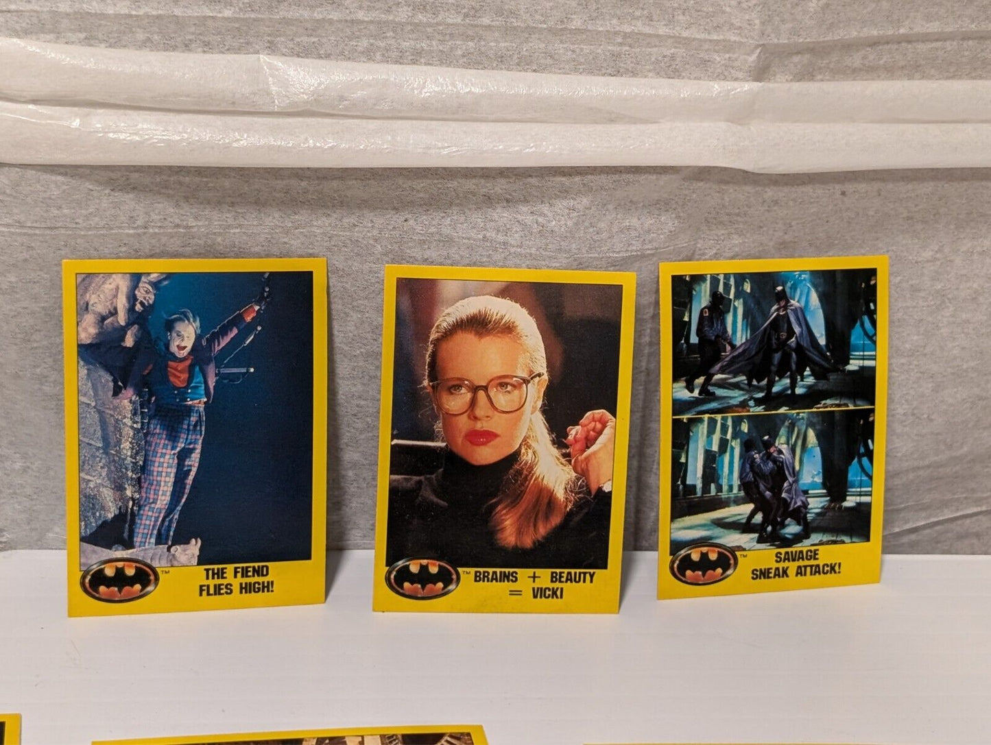 Vintage Batman Collectibles 1500+ Cards Stickers Michael Keaton Jack Nicholson
