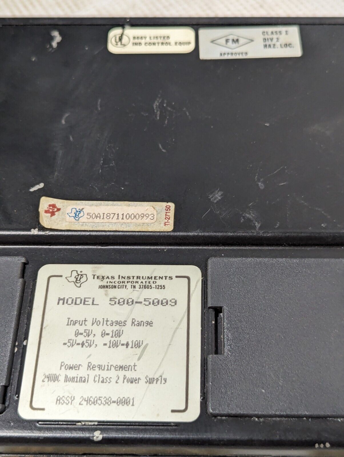 Texas Instruments 500-5009 input module