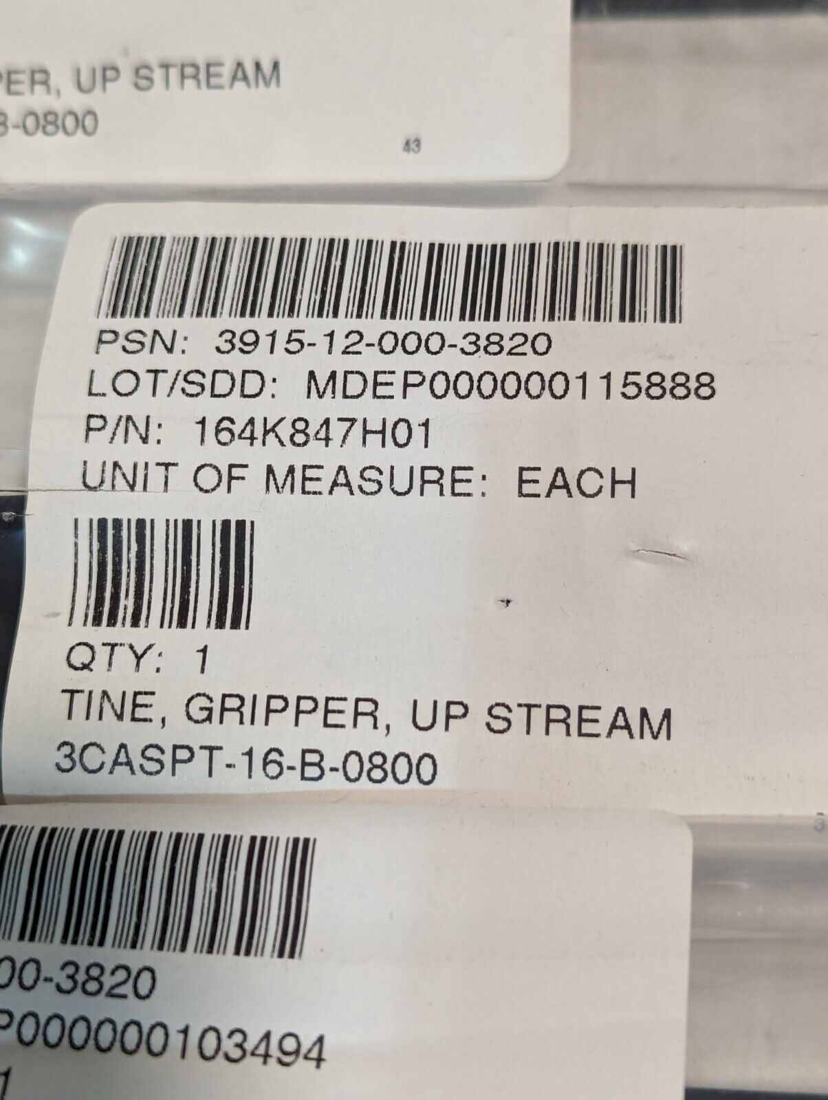 164K847H01 Upstream Gripper Tine - Free Shipping