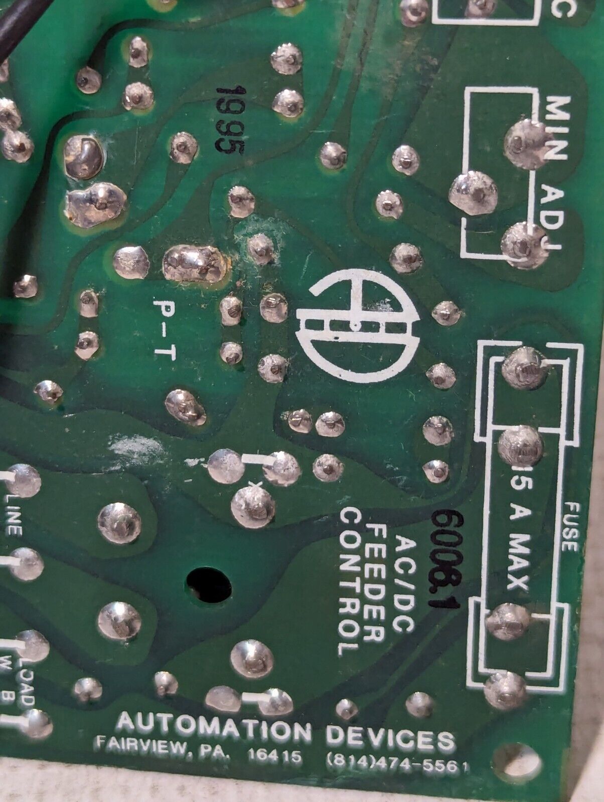 Automation Devices 6009-Rev. E - Feeder Control Board 1010-E - Free Shipping