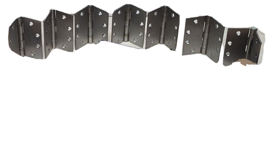 Lot of 7 Stanley FBB179 butt hinges, 4 holes per leaf, 1.75 in door leaf wd, 180