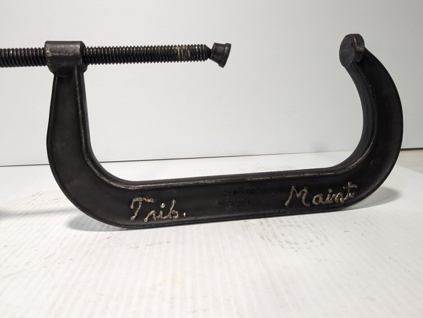 Armstrong 78-412 C-Clamp, 12" Capacity, 6" Throat, Drop Forged in the USA