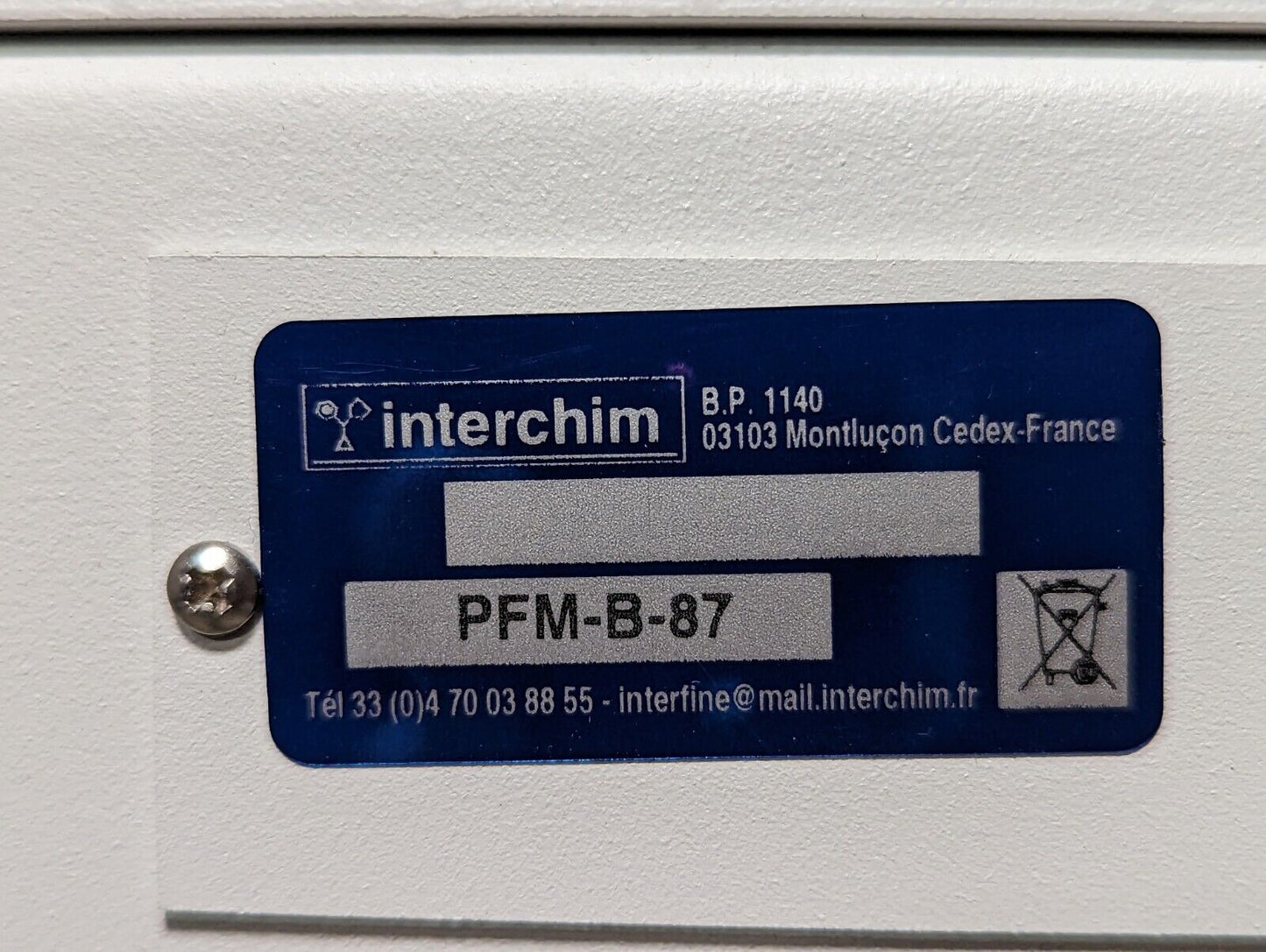 CETAC A7-SD-141 autosampler (interchim PFM-B-87) with CETAC SPM-700 syringe pump