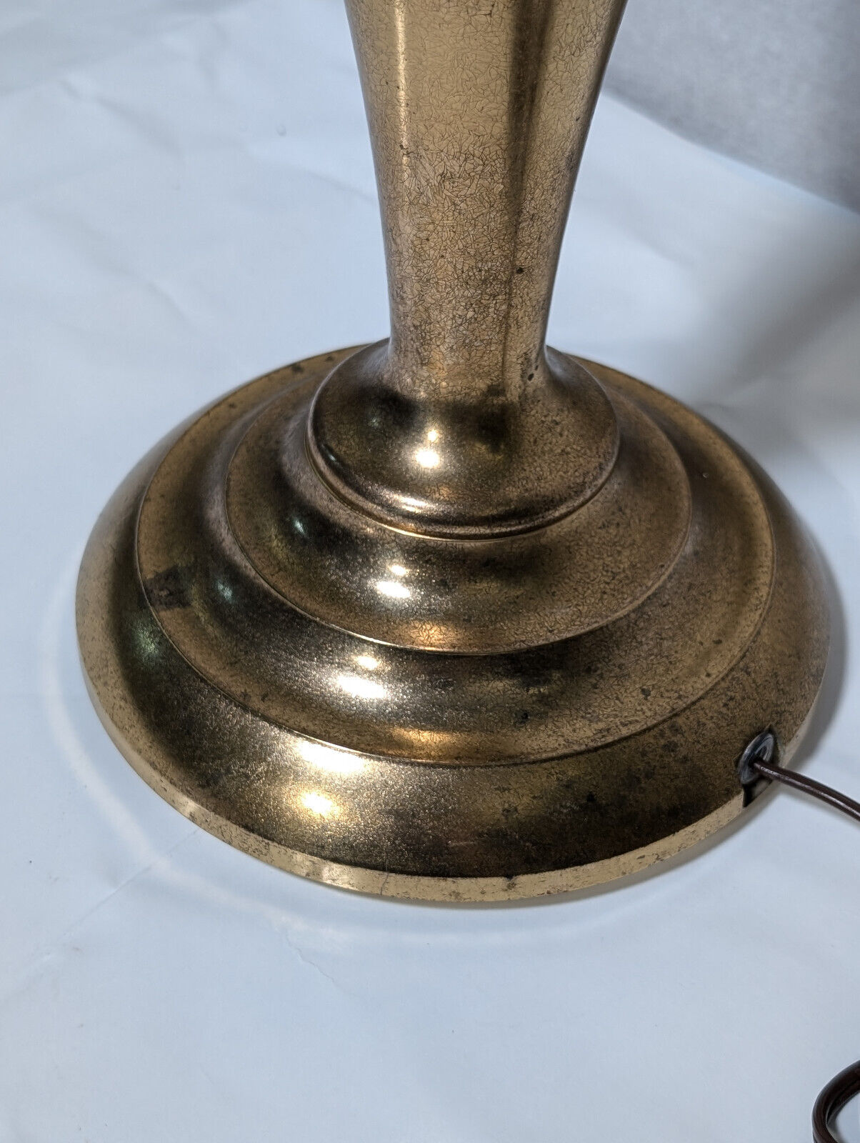Stiffel Vintage, Brass, Table Lamp, Model 6247, 1970s, 28", Made in USA