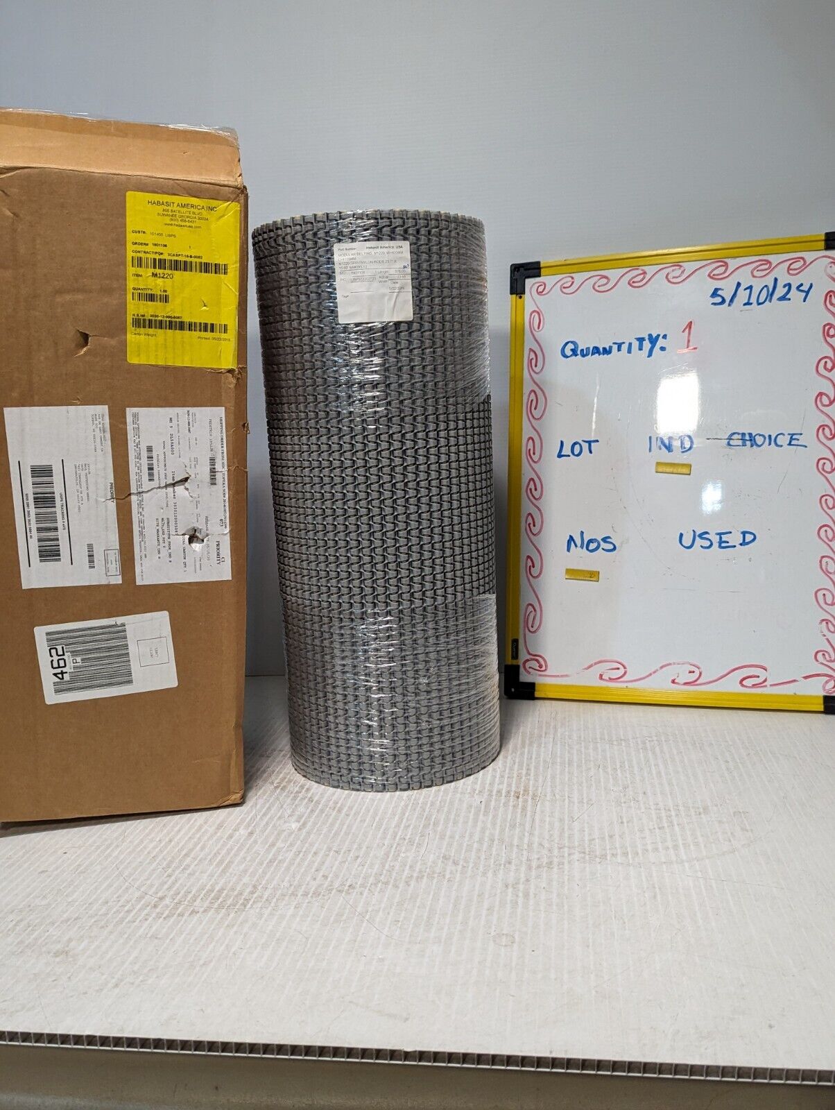 Habasit M1220 Modular Belting, W=600mm, L=4775mm - Free Shipping
