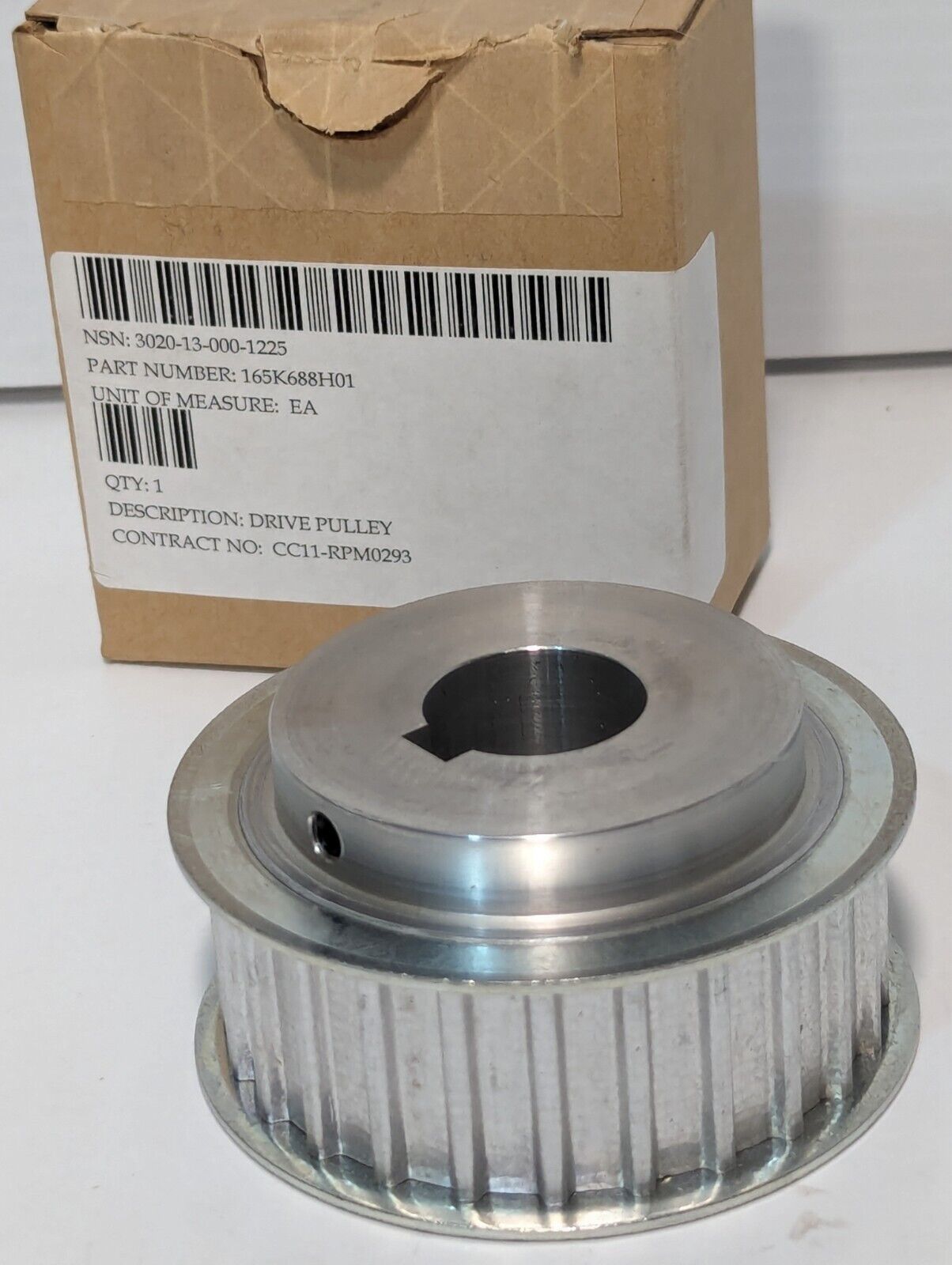 3020-13-000-1225, 165K688H01, Drive Pulley CC11-RPM0293 - Free Shipping