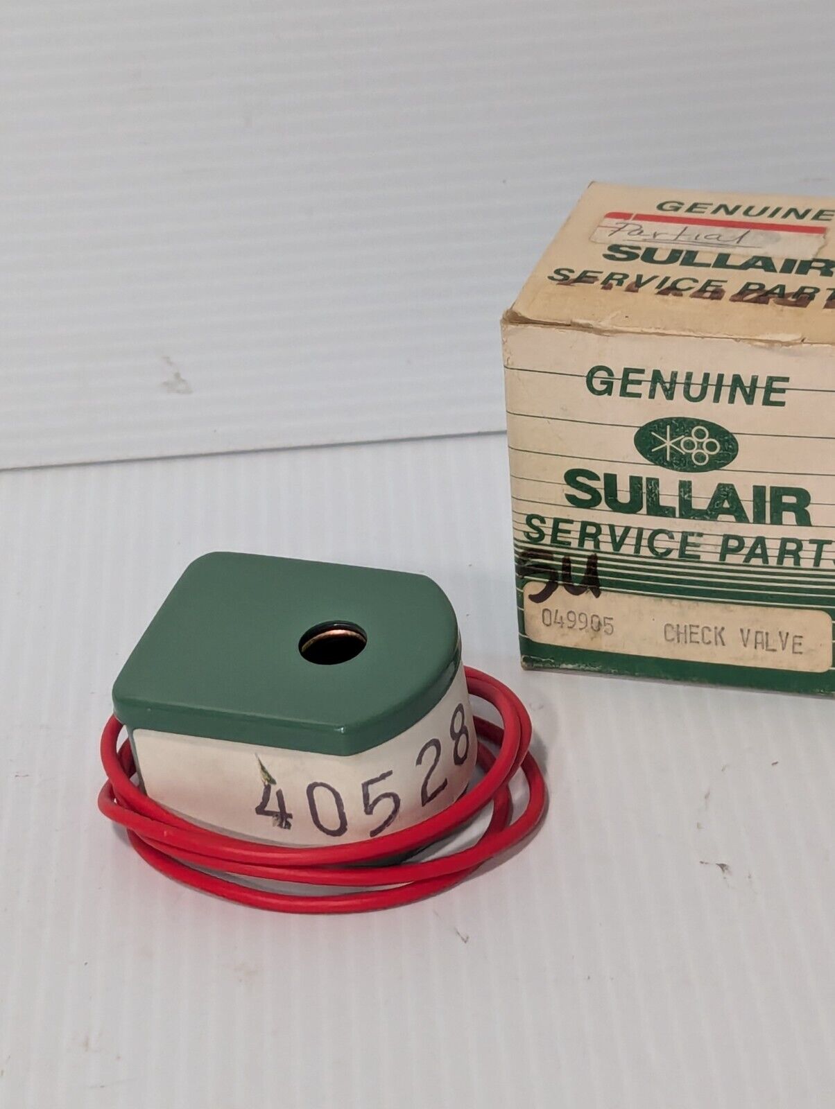Sullair 40528 coil as part of 49905 check valve replacement kit - Free Shipping