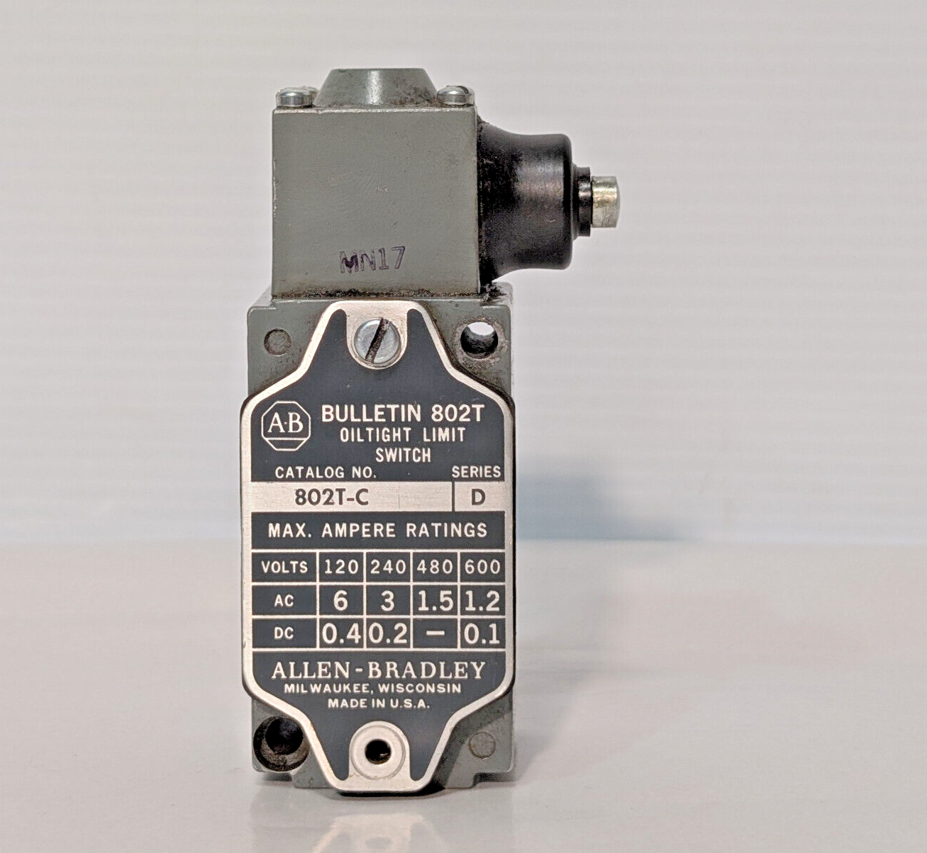 Allen Bradley 802T-C Series D Oil Tight Limit Switch for Bulletin 802T, Z-13956