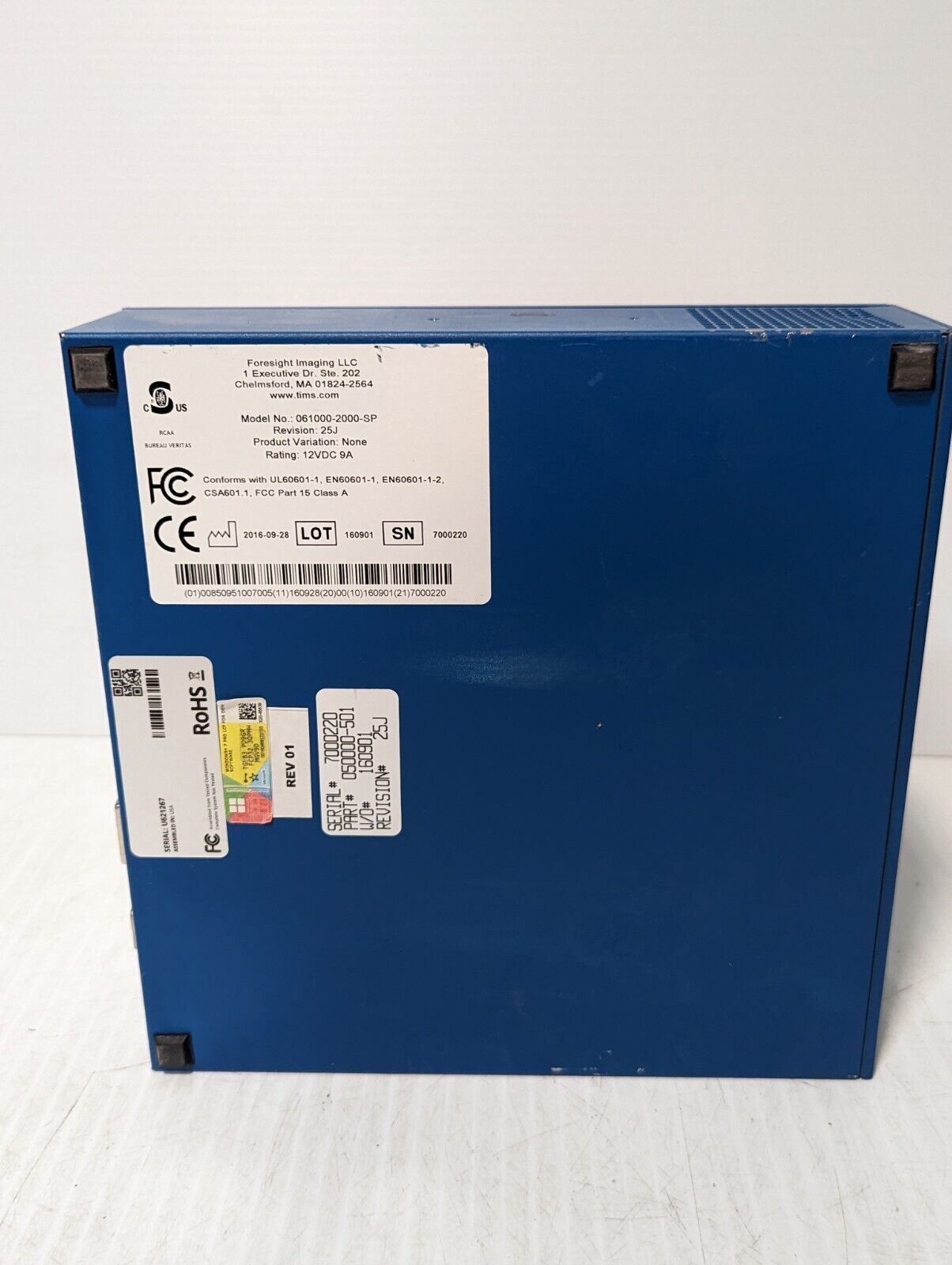 TIMS Medical DICOM System 061000-2000-SP WIN7, Missing Pieces - Free Shipping
