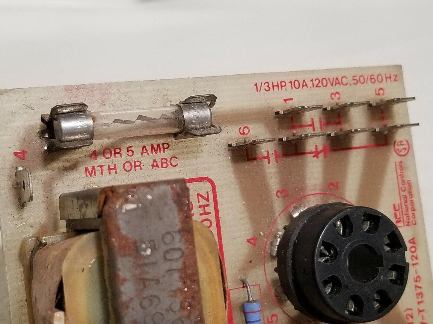 Manitowoc MEW25-1039-3 TMW-T1375-120A Circuit Board w/o relay