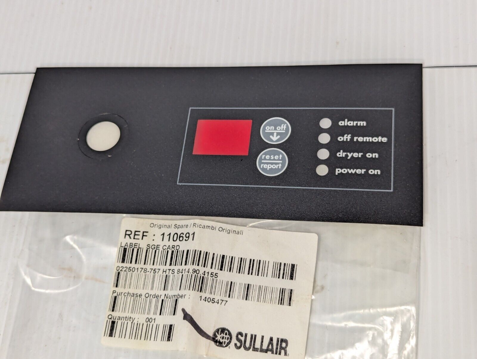 Sullair 110691 SGE card replacement, new old stock - Free Shipping