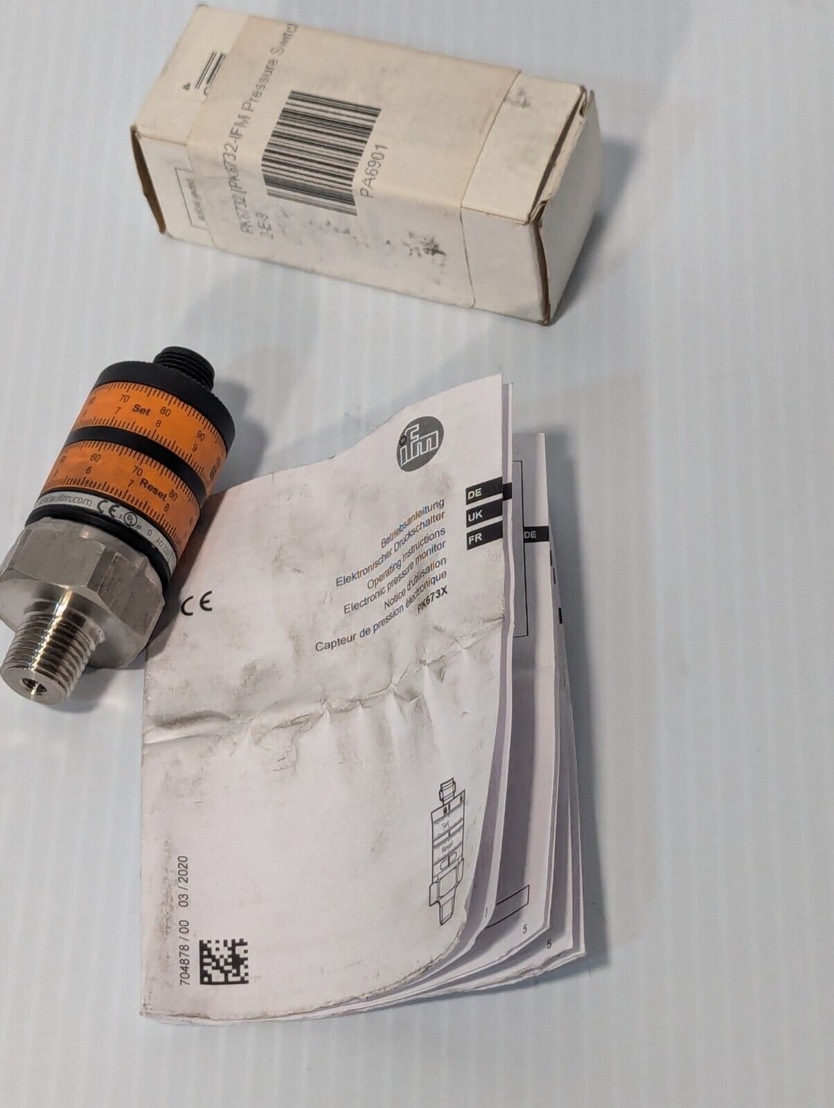 NEW ifm PK6732 Electronic Pressure Sensor - Free Shipping