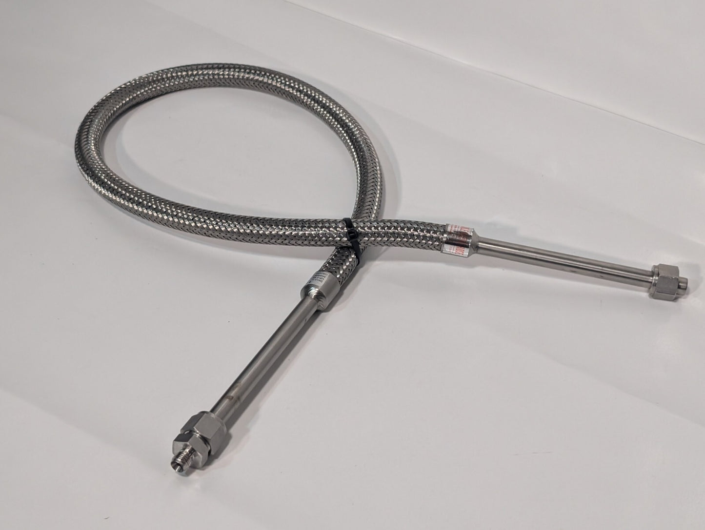 1200mm 316L Stainless Steel Flexible Braided Metal Hose 2.5MPa DN12