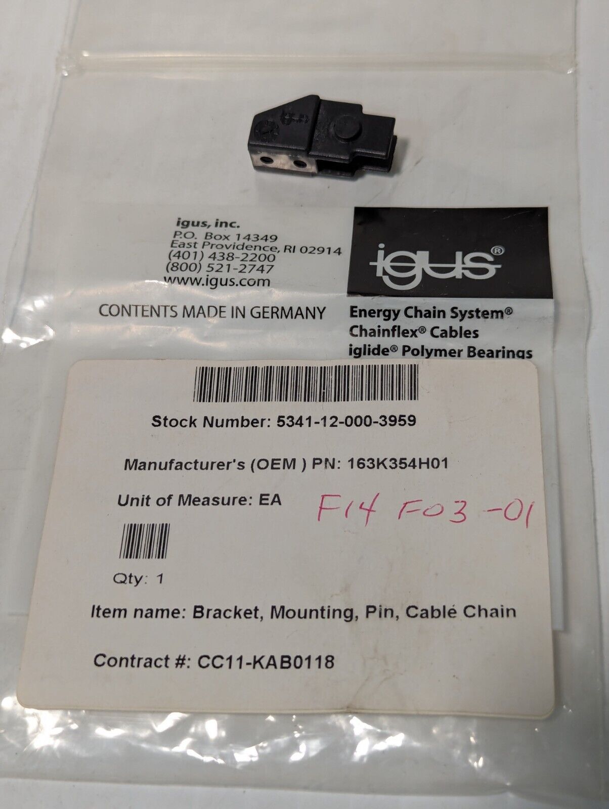 NEW Igus 060.06.2P Mounting Bracket - Free Shipping