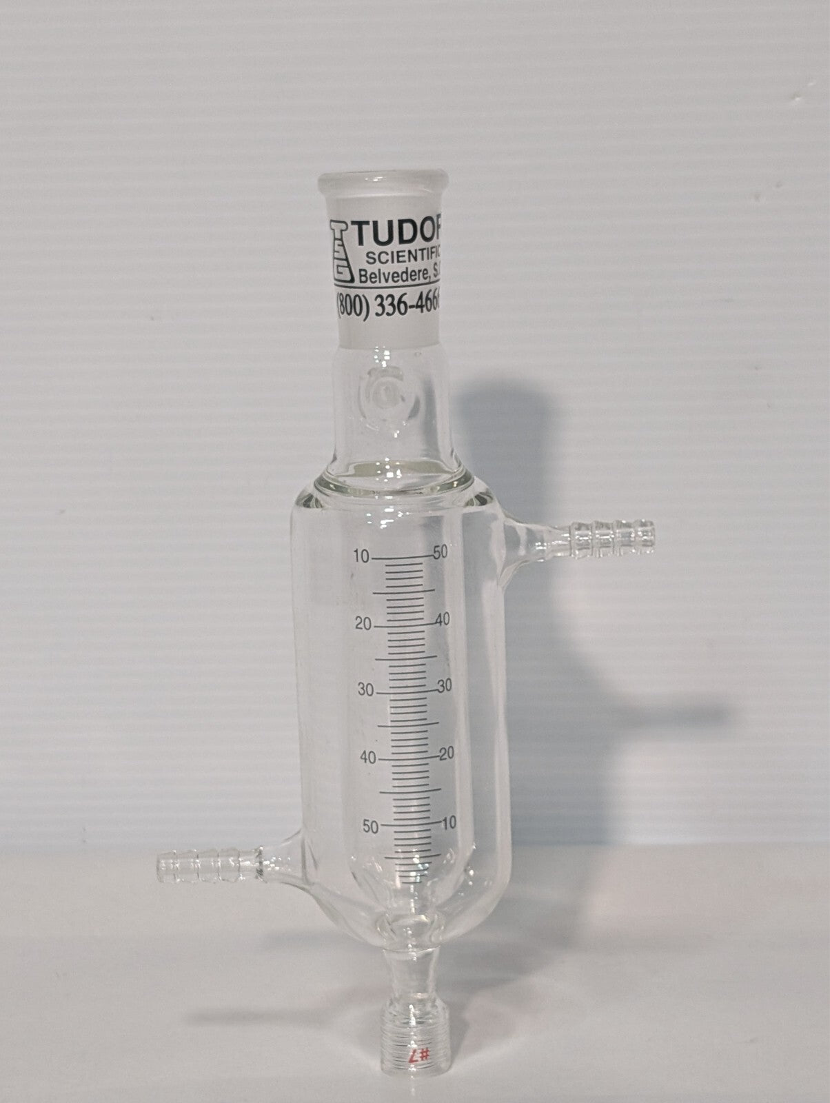 Tudor Scientific #7 Graham Condenser Reaction Vessel 5-Neck