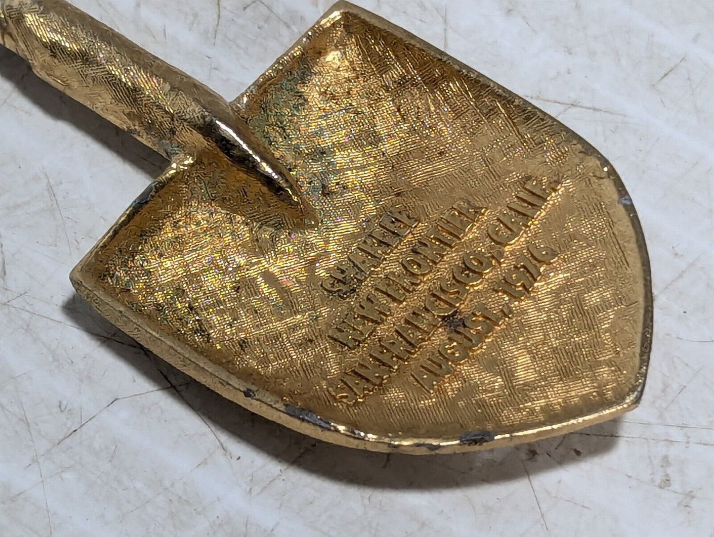 ShakLee, New Frontier, Calif. 1976, Antique Candy Serving Spoon - Free Ship