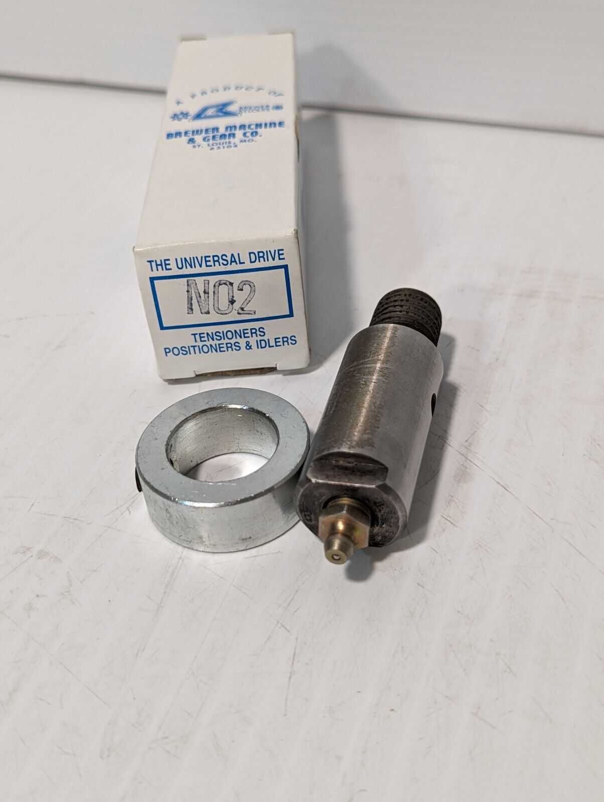 Brewer Machine & Gear NO2 Drive Tightener Shaft, Straight Idler - Free Shipping