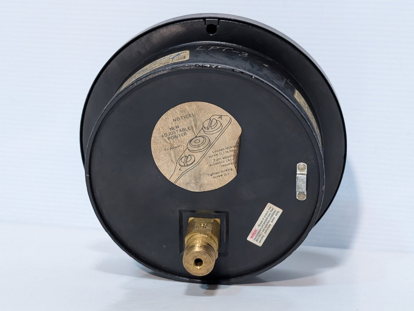 U.S. Gauge 33510 Solfrunt 1000 PSI Pressure Gauge, 5.75" Dial Face, 1/2" NPT
