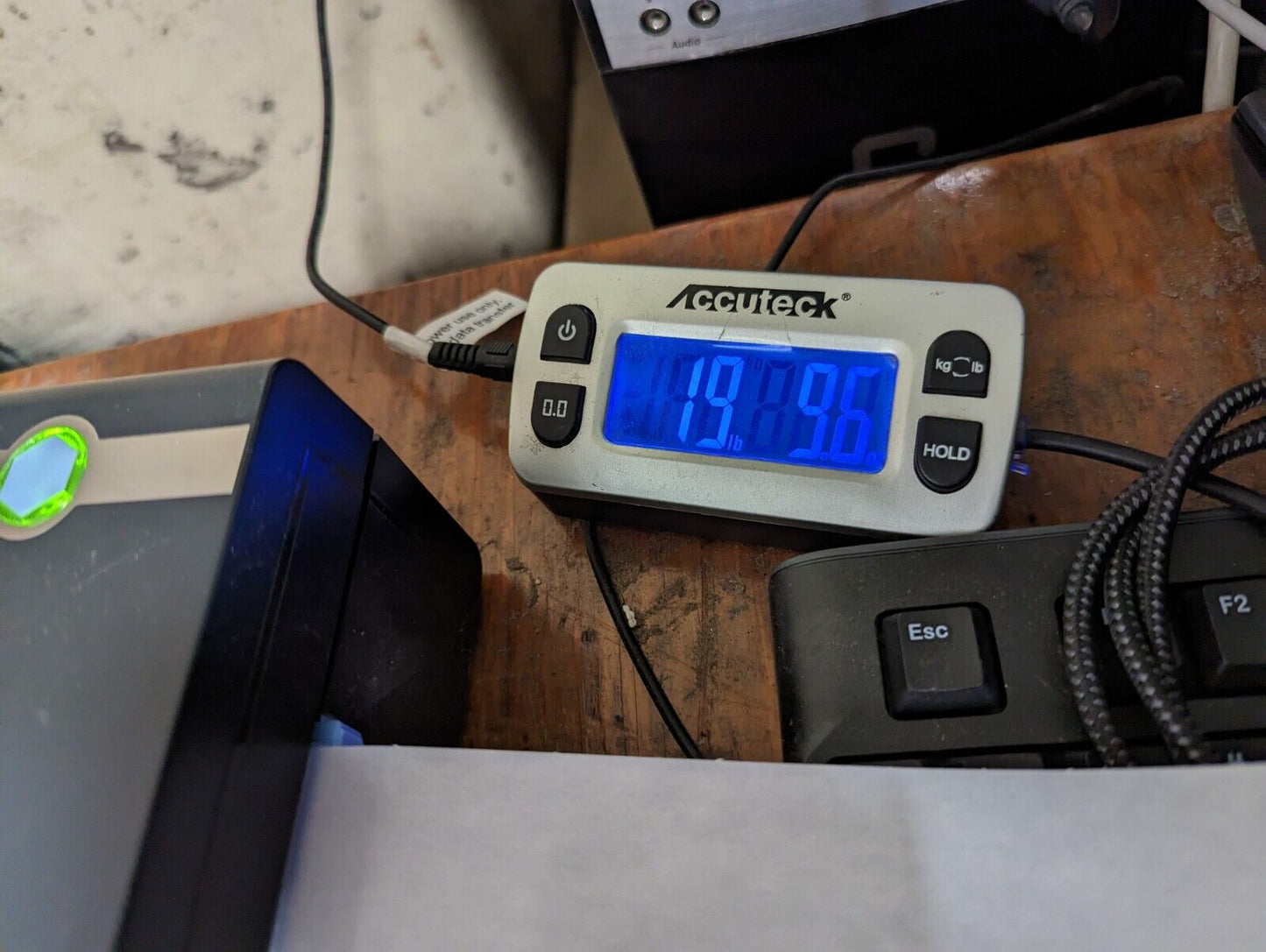 304 stainless steel, 7.5 inches by 2 inches, approximately 19.5 pounds