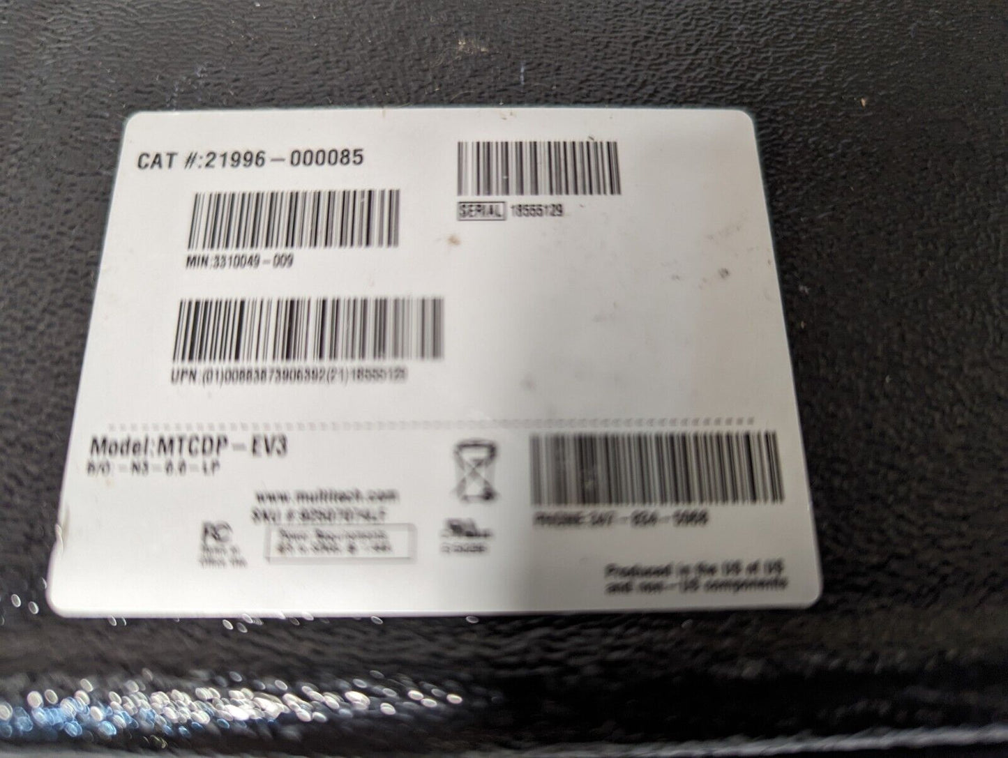 Multitech MTCDP-EV3 External USB Modem Monitor