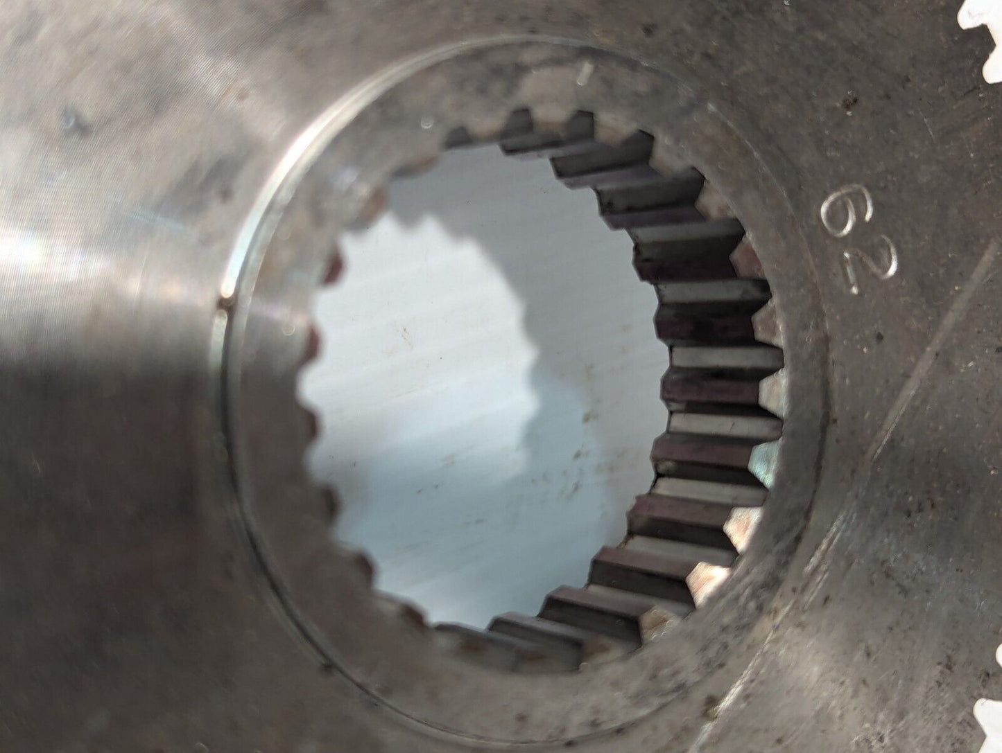 Unbranded 62 Outer 23 Inner Tooth 0.37 Ratio Gear 4" OD 1 3/8" ID Free Shipping