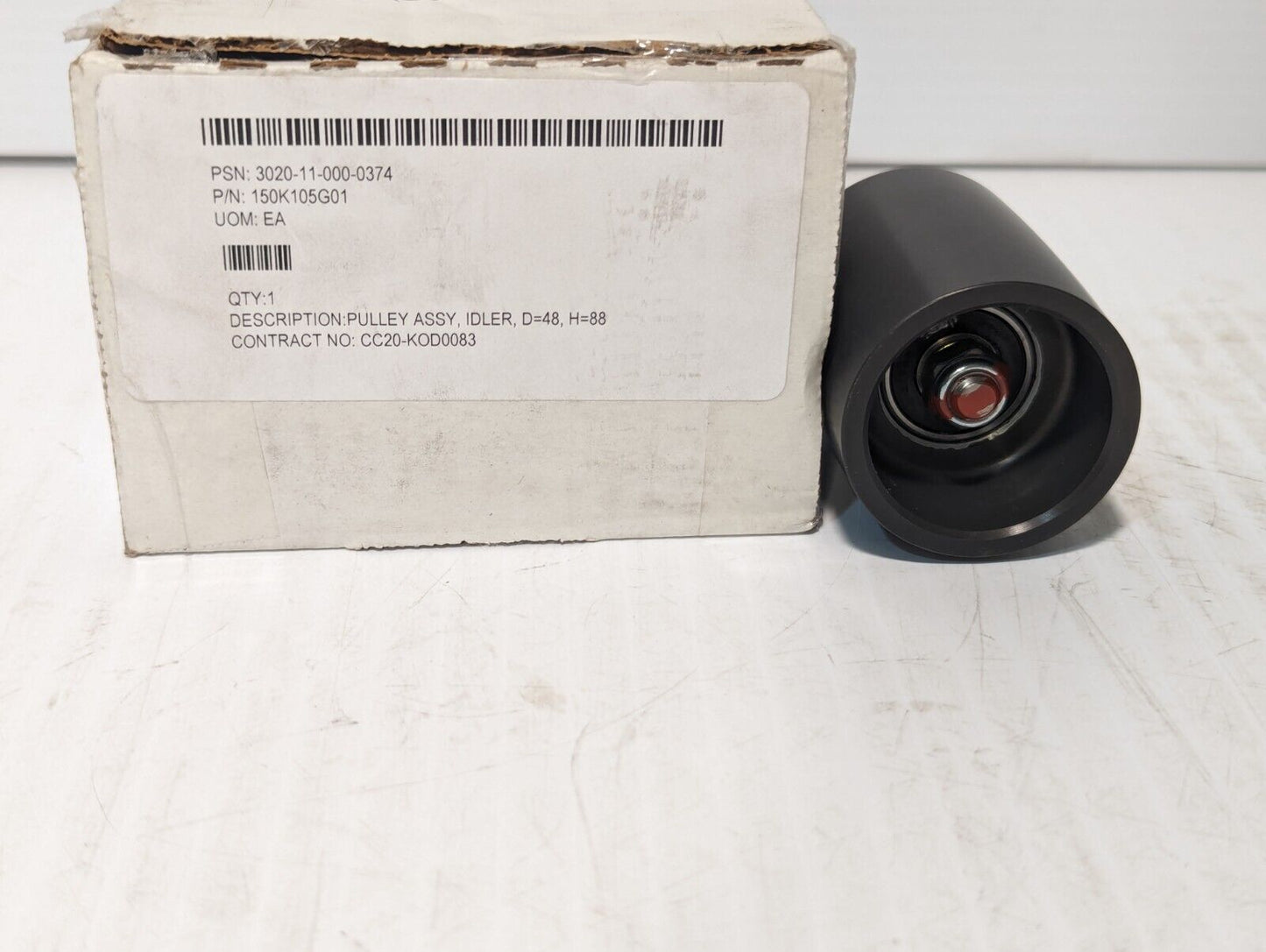 3020-11-000-0374 150K105G01 Idler Pulley Assembly, D=48, H=88mm - Free Shipping