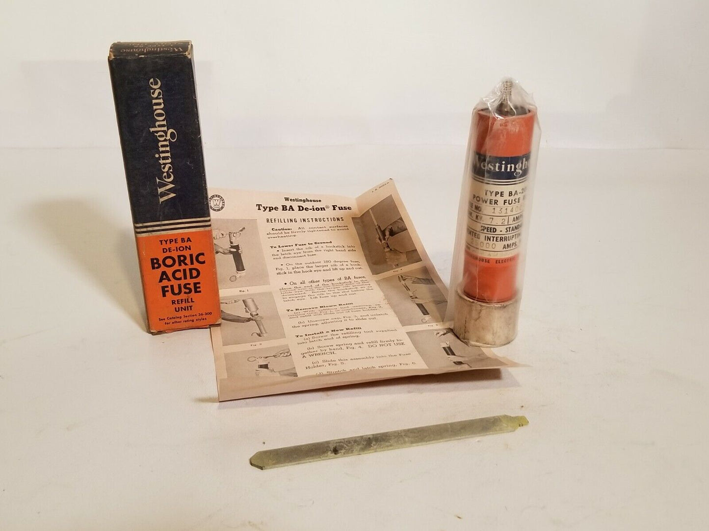 Westinghouse BA-200 1314009A 50E Power Fuse Refill, New OldStock