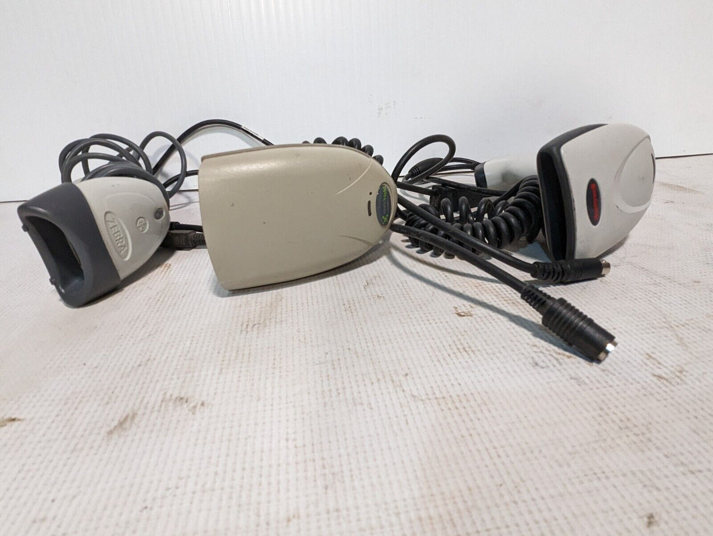 Lot of 3 Barcode Readers: Honeywell, Zebra LS1203, Hand Held - Free Shipping