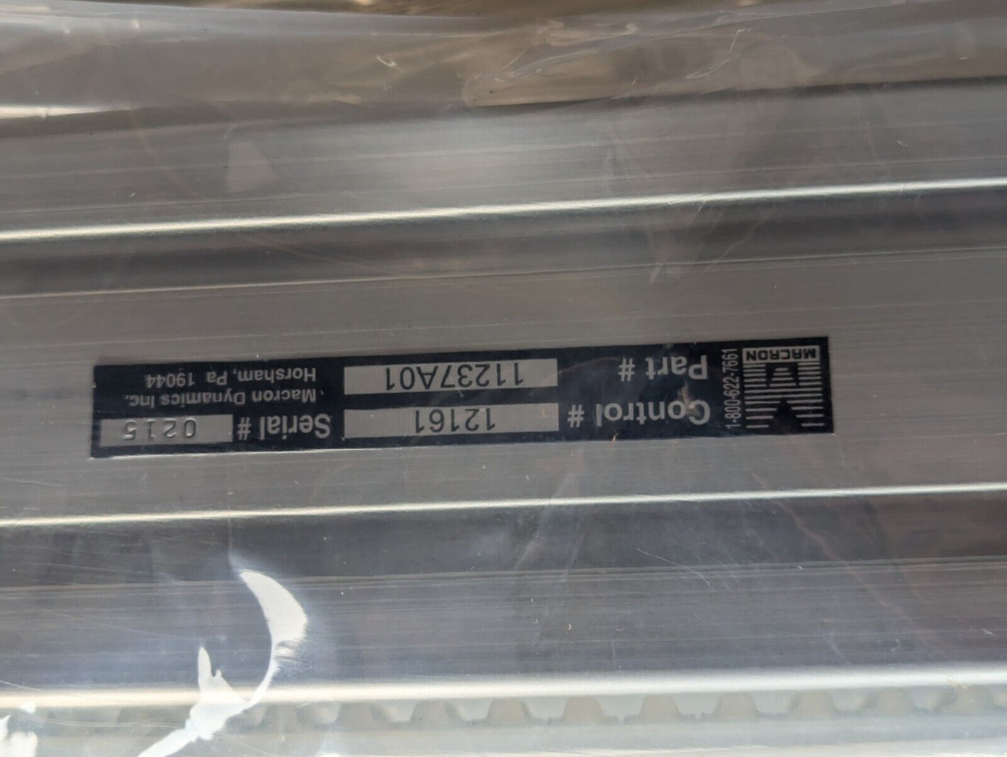 Macron 11237A01 Linear Rail Actuator 162K502H01 - Free Shipping+Returns