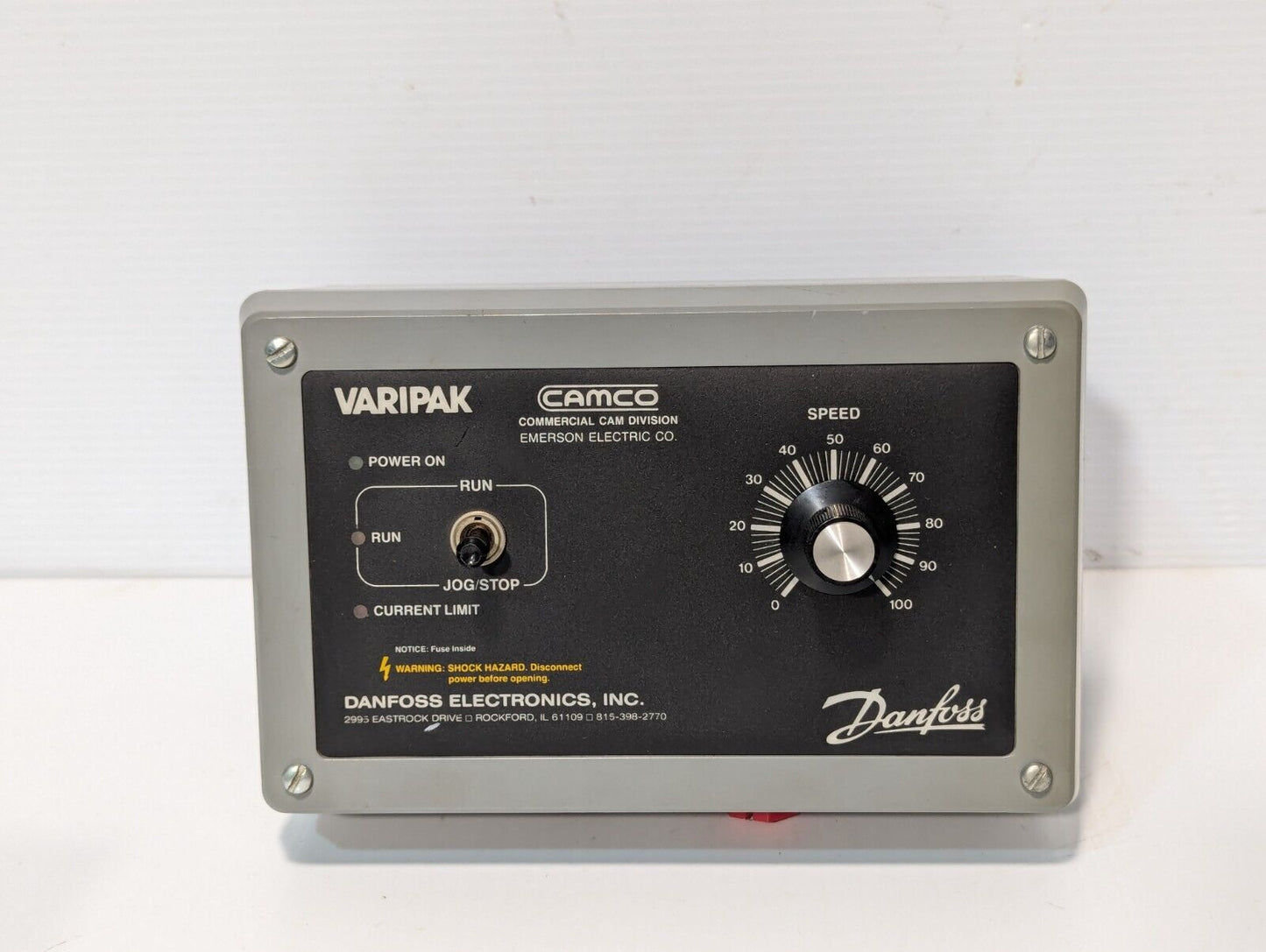 Danfoss CAMCO 600180 VARIPAK drive, 120VAC in, 0-90VDC out - Free Shipping