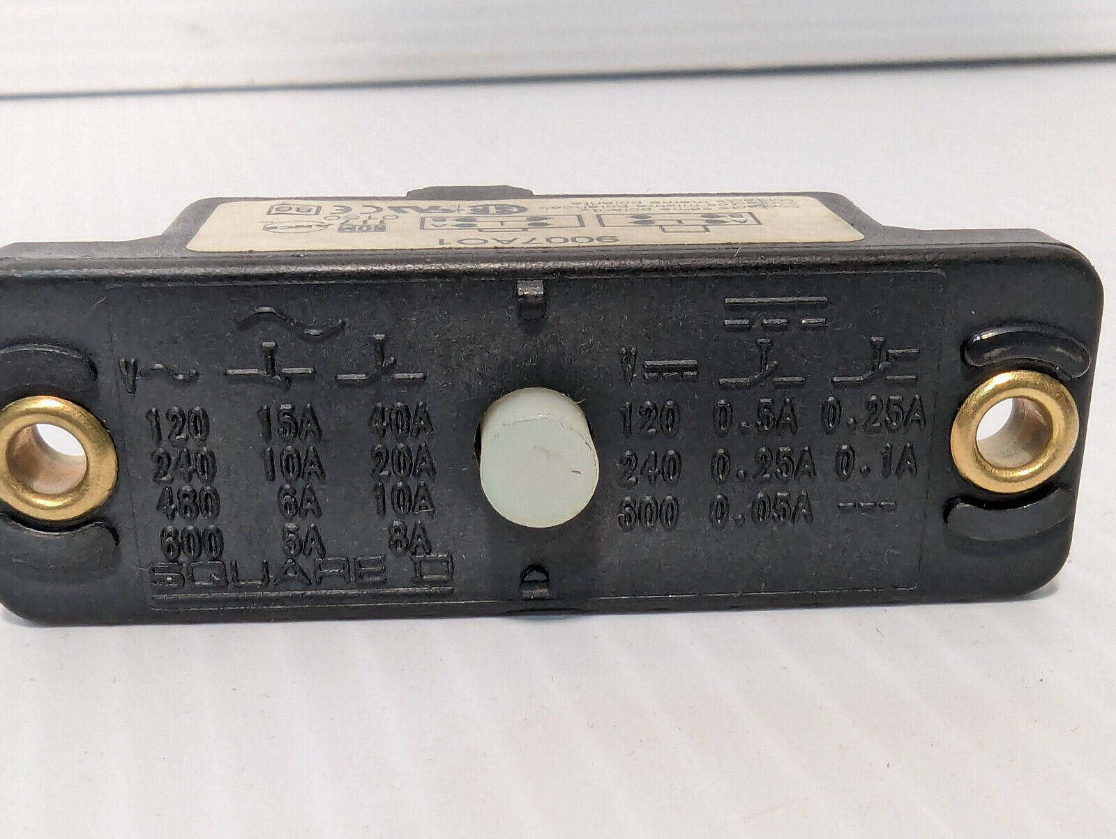 Square D/ Schneider Electric 9007A01 Side Rotary Limit Switch 15A, Free Shipping