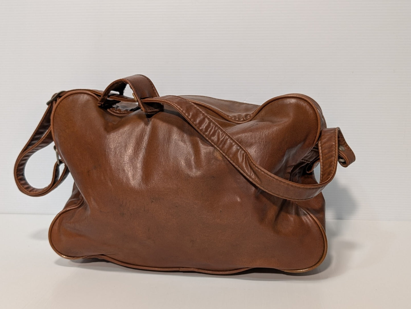 Vintage Samsonite Brown Shoulder Bag, Carry-On Luggage, 1970's