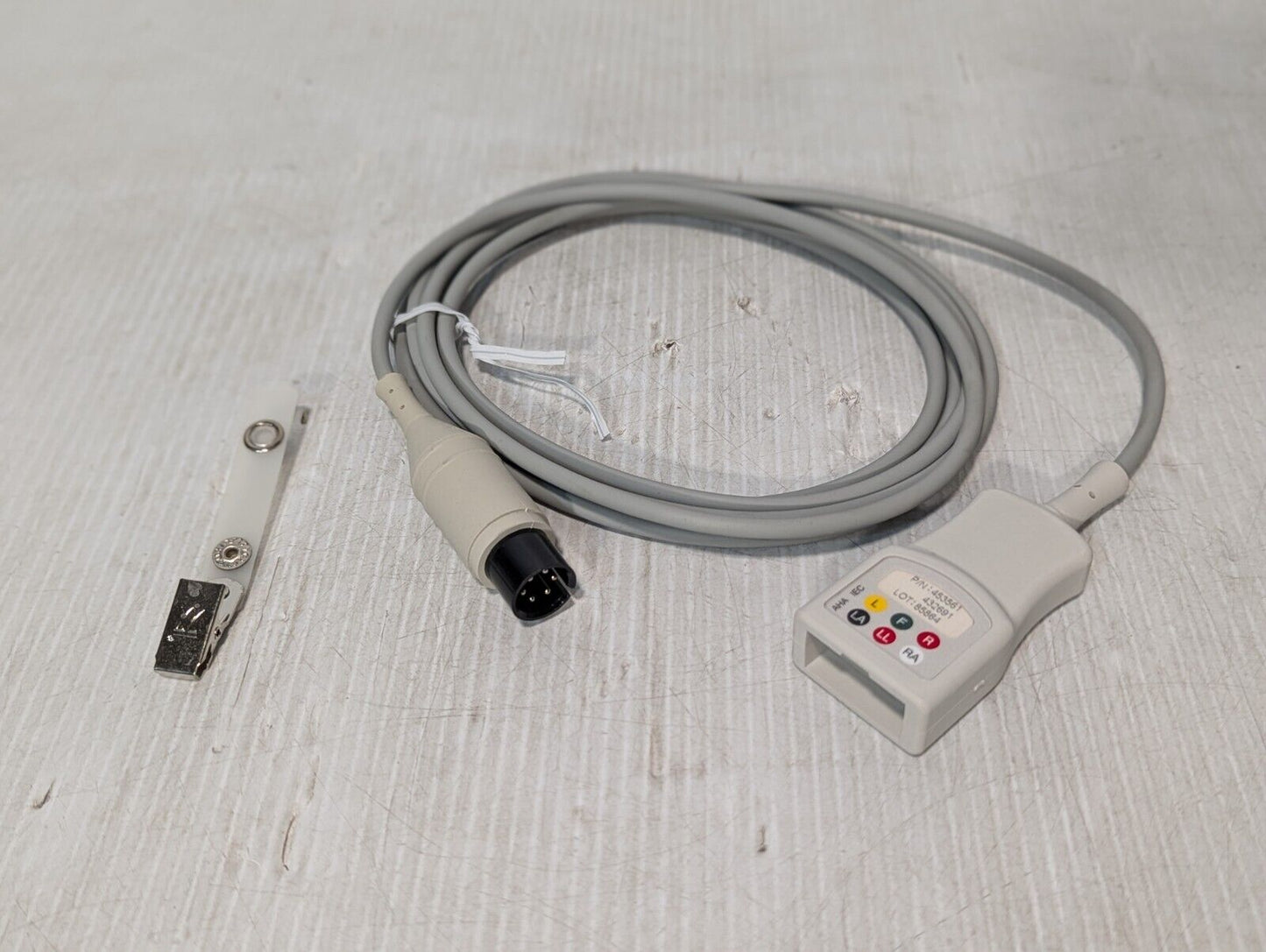 Affinity 453561432691 ECG Patient Cable, 3-Lead, 6 Pin, Philips Compatible
