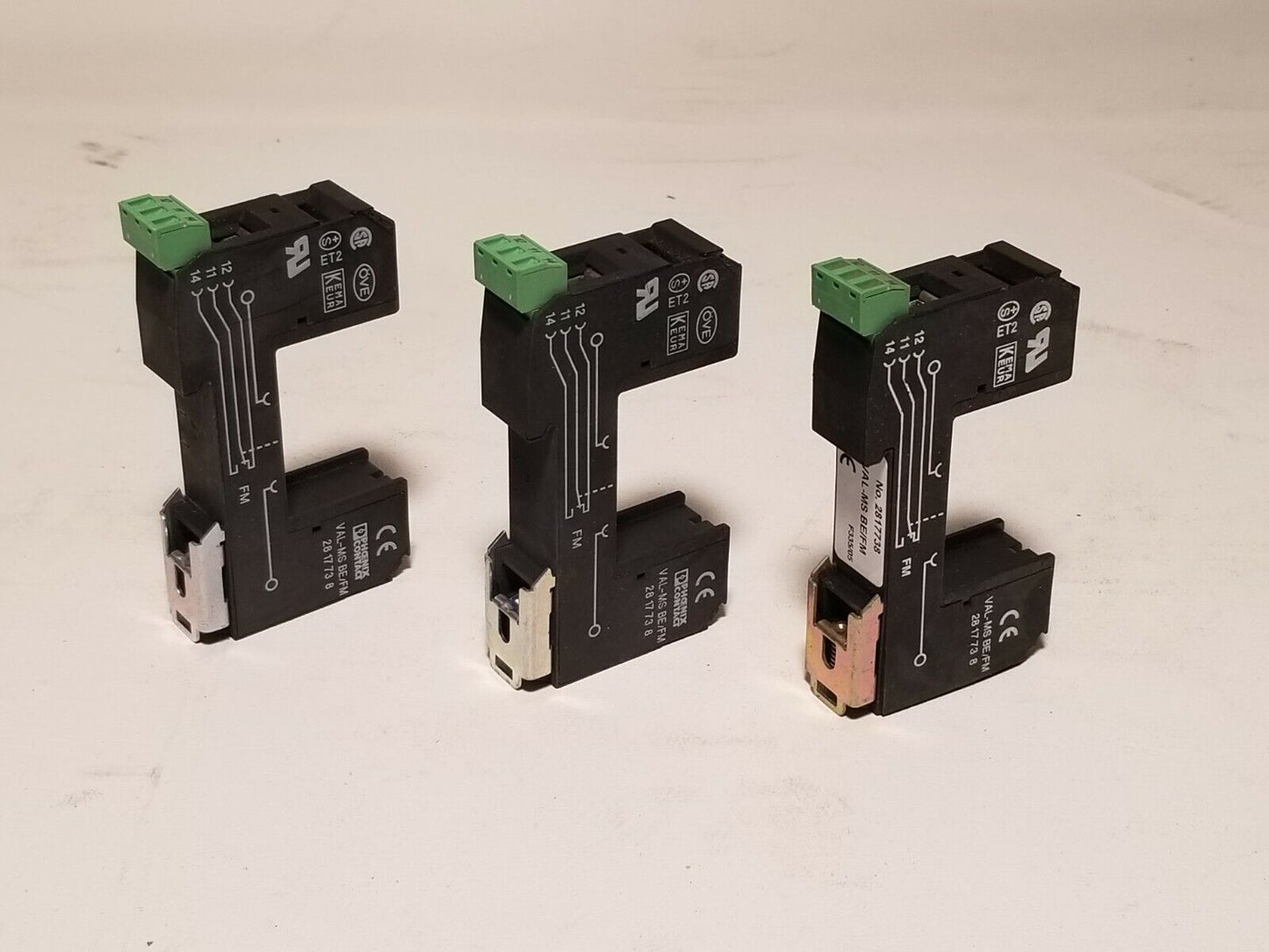 Phoenix Contact VAL-MS BE/FM 2817738 base type2 arresters DIN rail