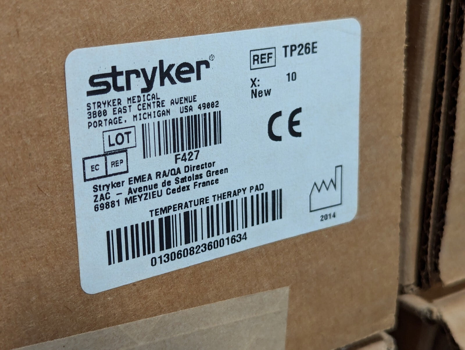 Stryker TP26E Mul-T-Pad w\Clik-Tite Connectors Large 18″ X 26″ 10 Pads Full Case