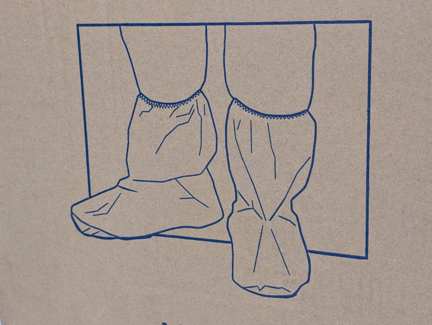 1 Box (Qty 150) Uline S-24021 Skid Resistant Boot Covers, Fit Size 12-15 Boots
