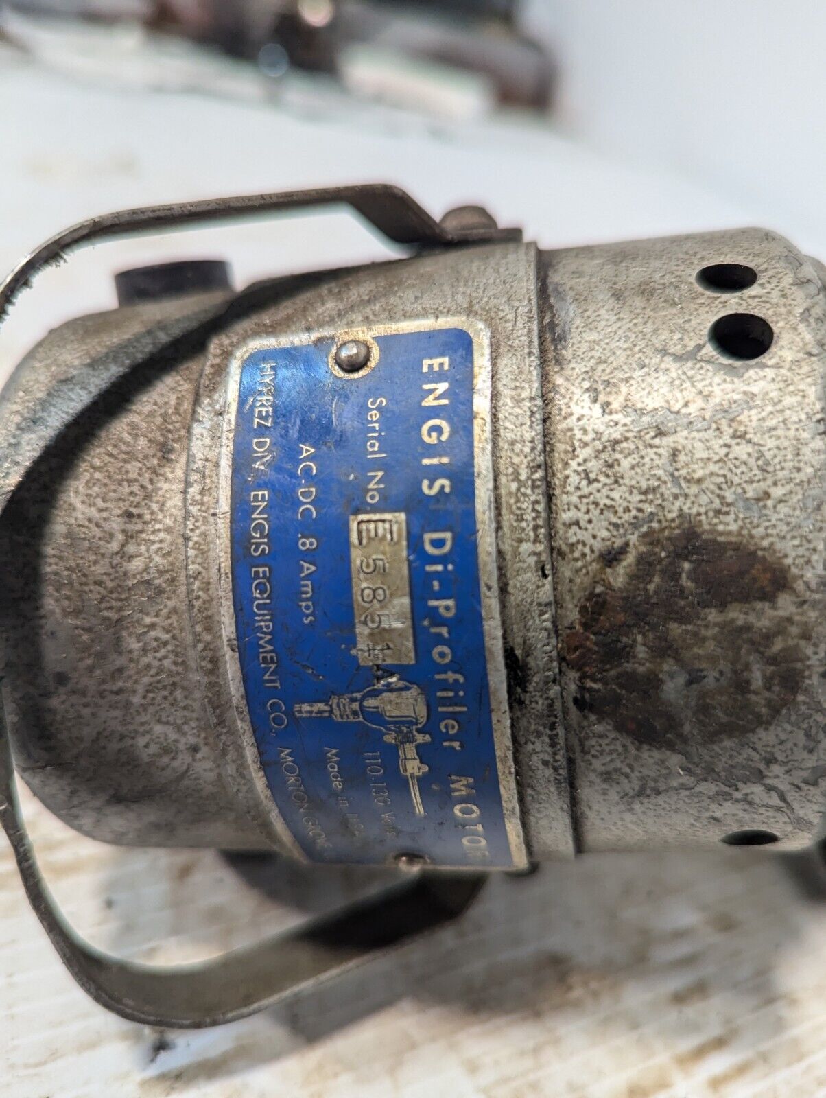 Engis Di-Profiler FlexShaft rotary motor with foot switch, 110-130V, 0.8A