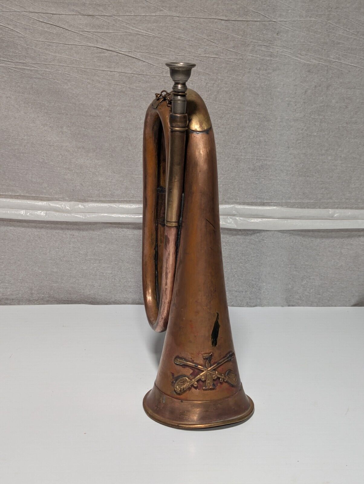 Vintage 1970 MGM Brass Reproduction 7th Cavalry Reenactment Bugle