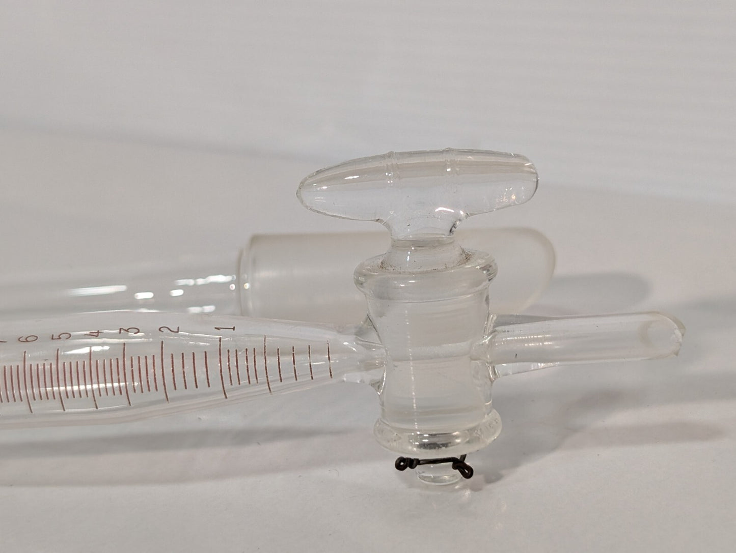 Tudor Scientific Glass Distilling Receiver, Moisture Test, Barrett TG-4005 25mL