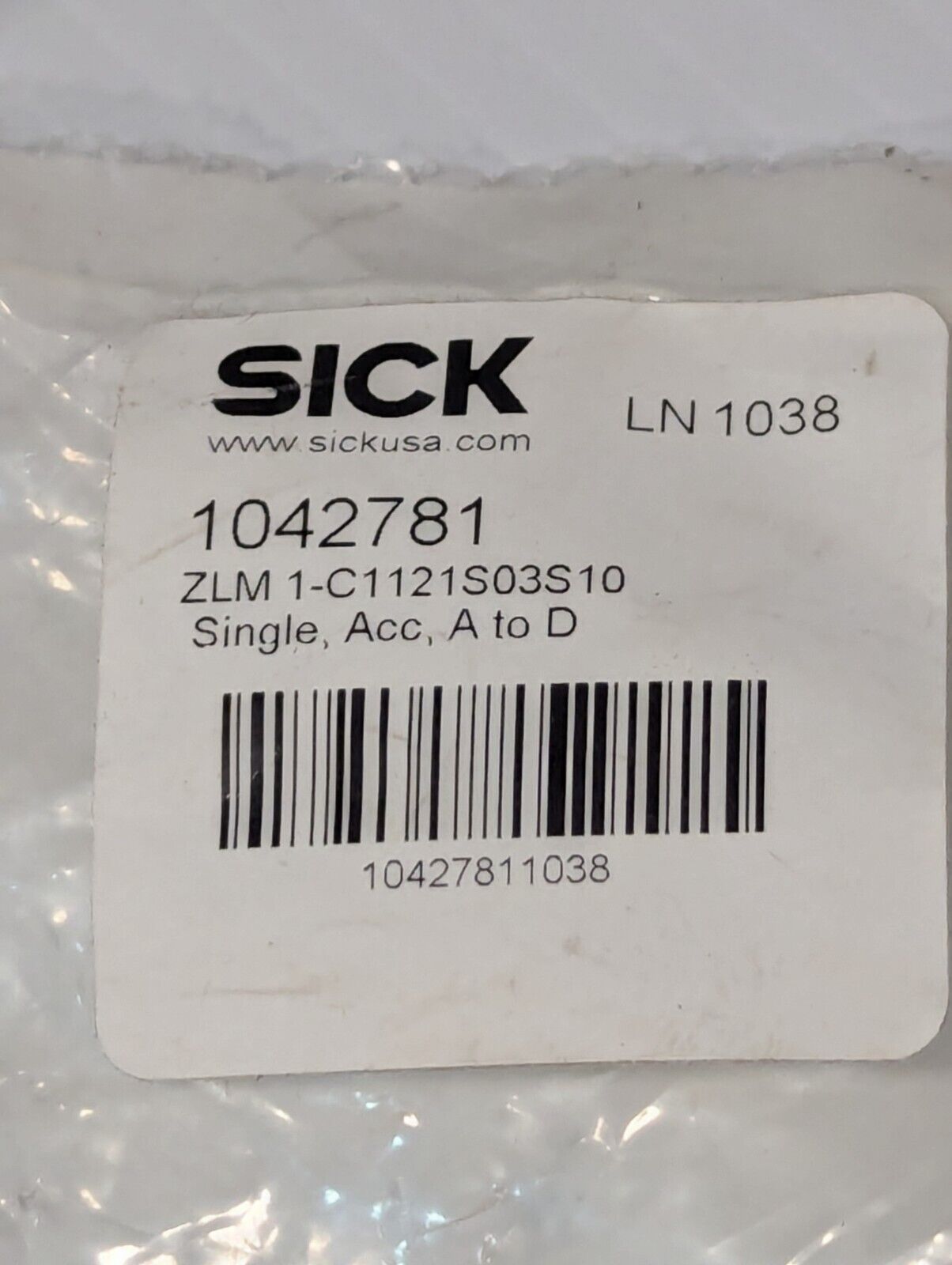 SICK 1042781 ZPA Logic Module - Free Shipping