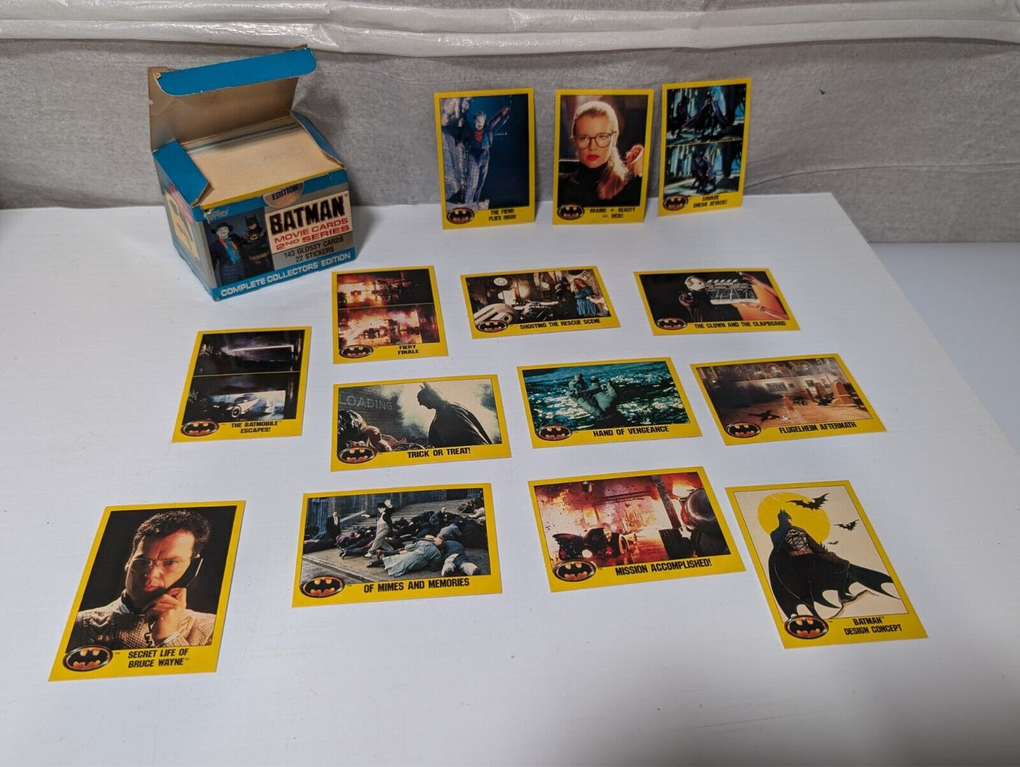 Vintage Batman Collectibles 1500+ Cards Stickers Michael Keaton Jack Nicholson