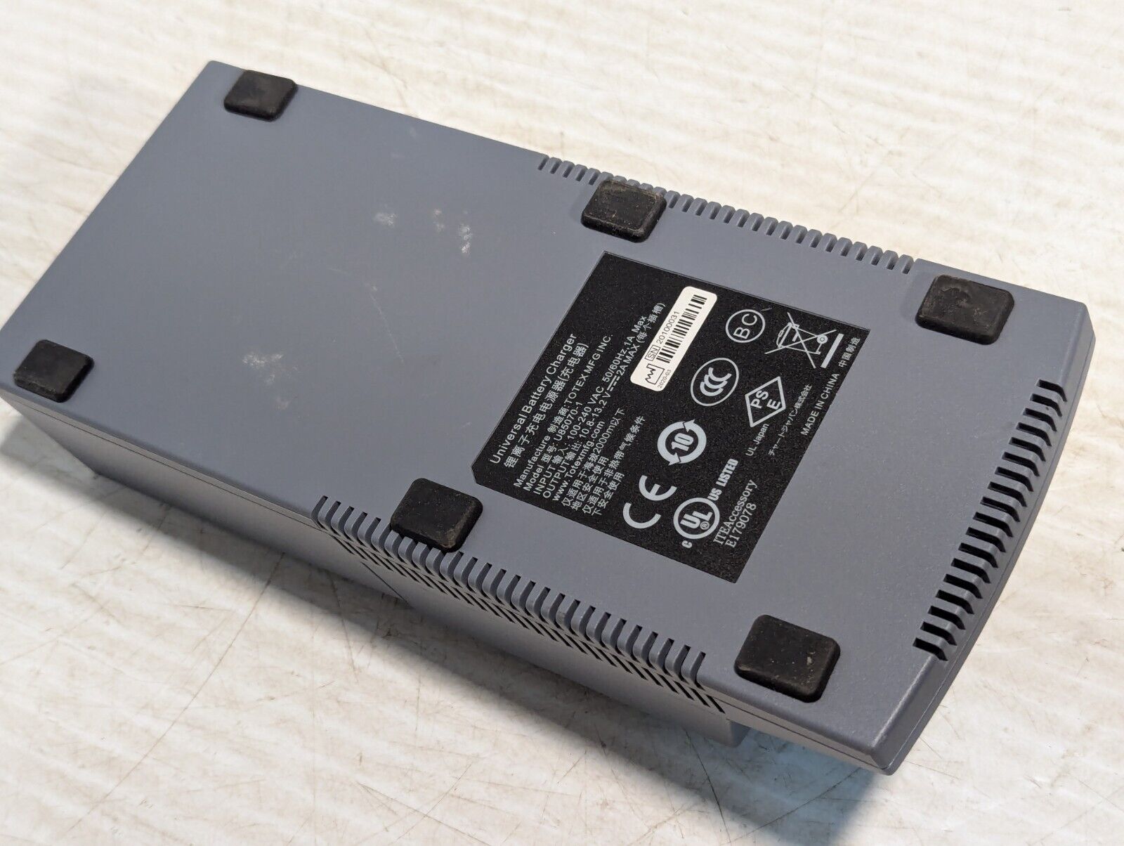 Totex U85070-1 Dual Slot Battery Charger, GE 2083292-001 - Free Shipping