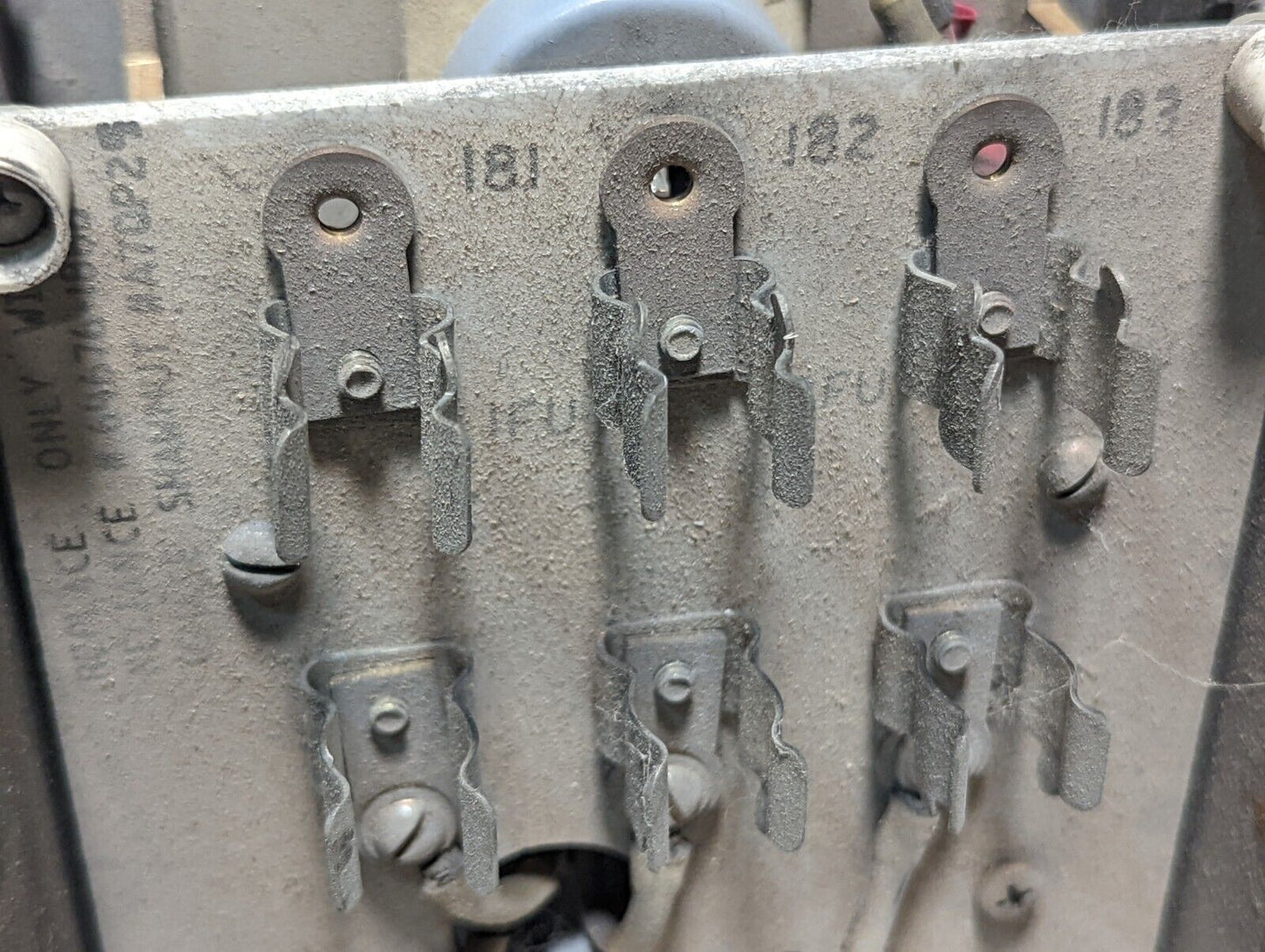 Reliance Electric 801463R rectifier stack, no cover, very dusty