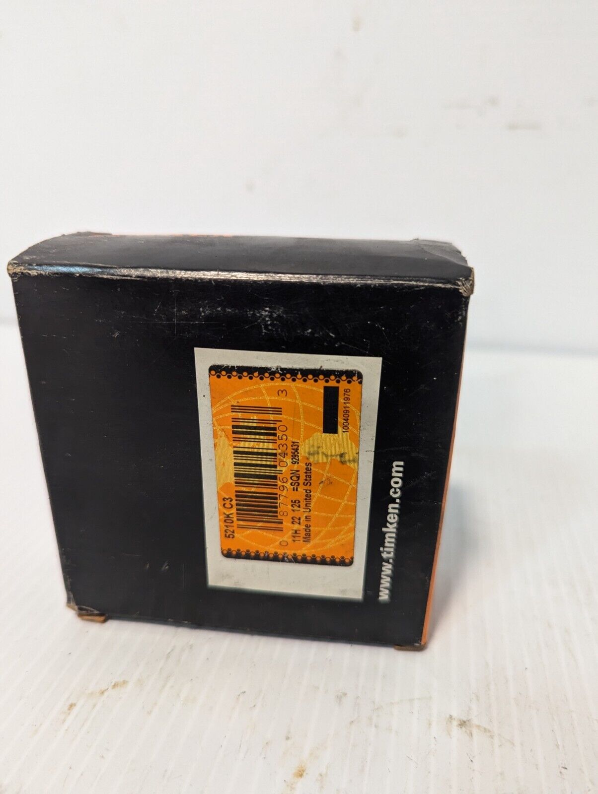 Timken 5210K C3 double row angular contact bearing, 50 mm Bore, 3.5433 in OD