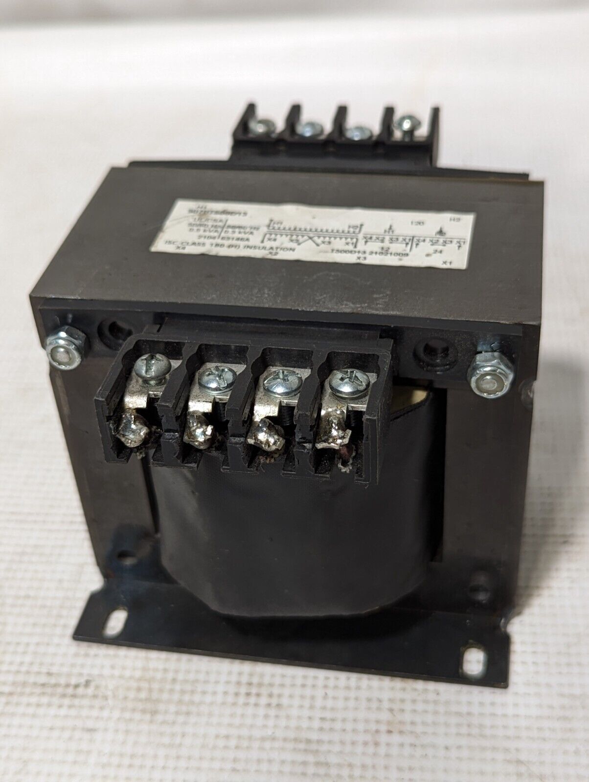Square D 9070T500D13 Industrial Control Transformer, 500Va, 12/24 VAC