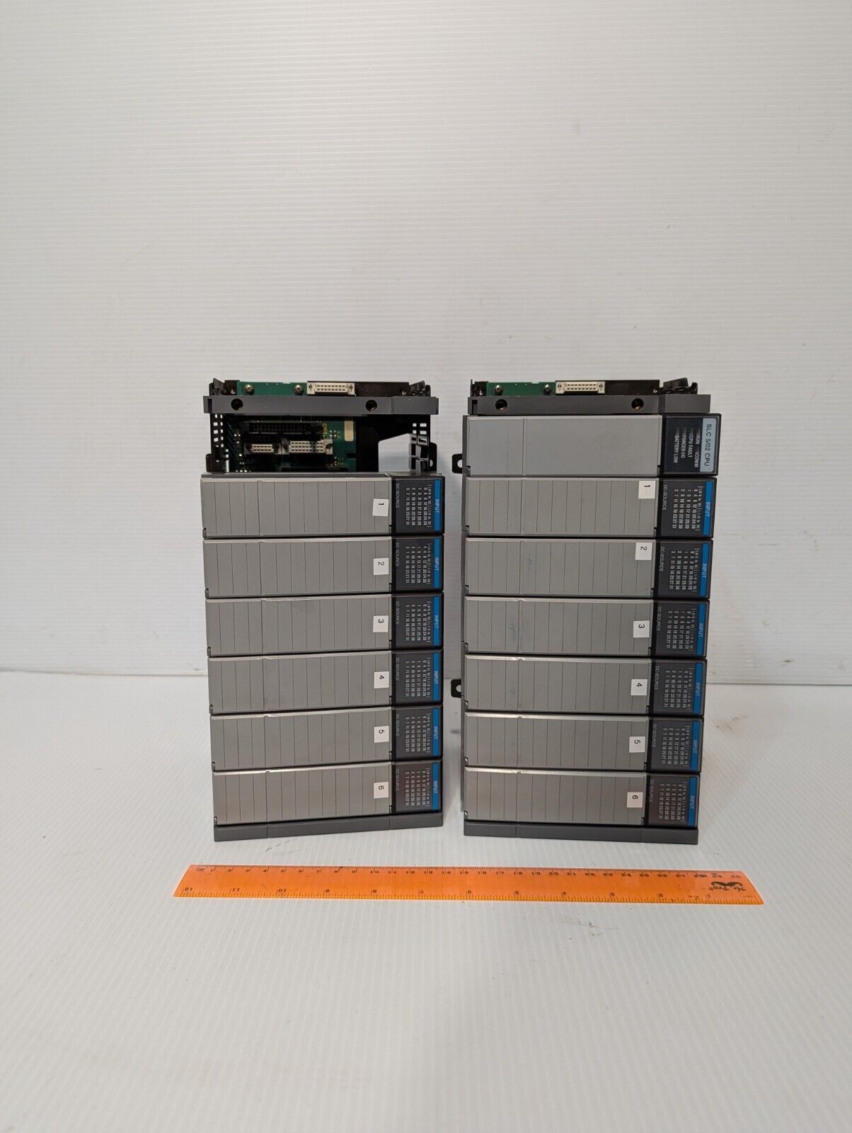 Allen-Bradley 1746-A7 7-slot rack with 6 1746-IV32 input modules - Free Shipping