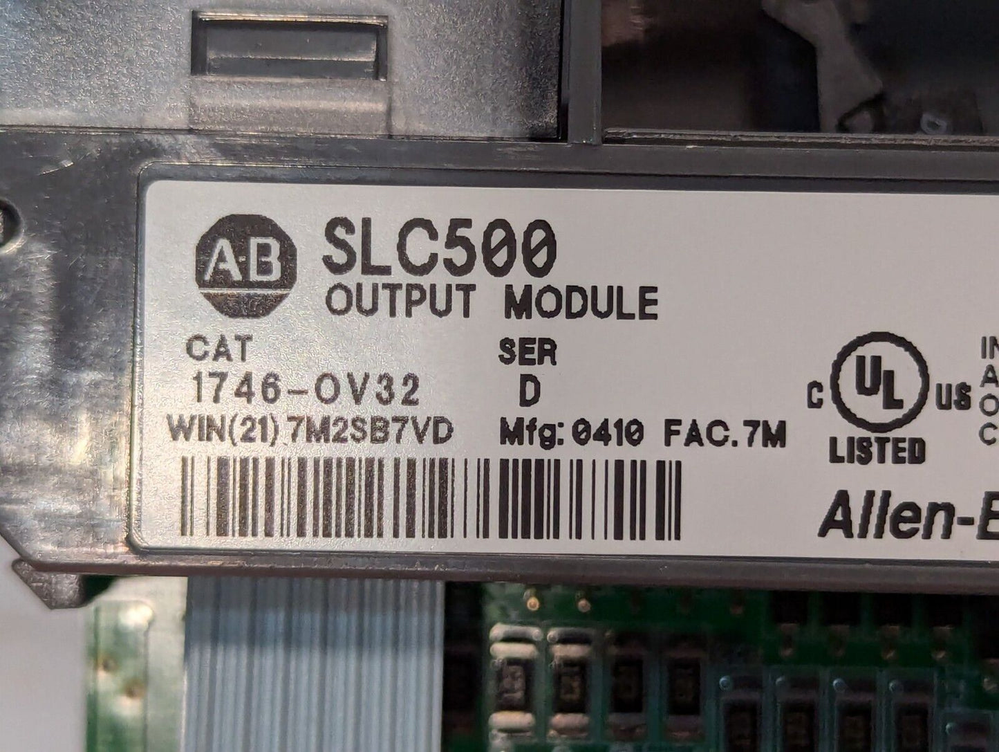 Lot of 5 Allen Bradley 1746-OV32/D SLC 500 32-Channel DC Output Module-Free Ship