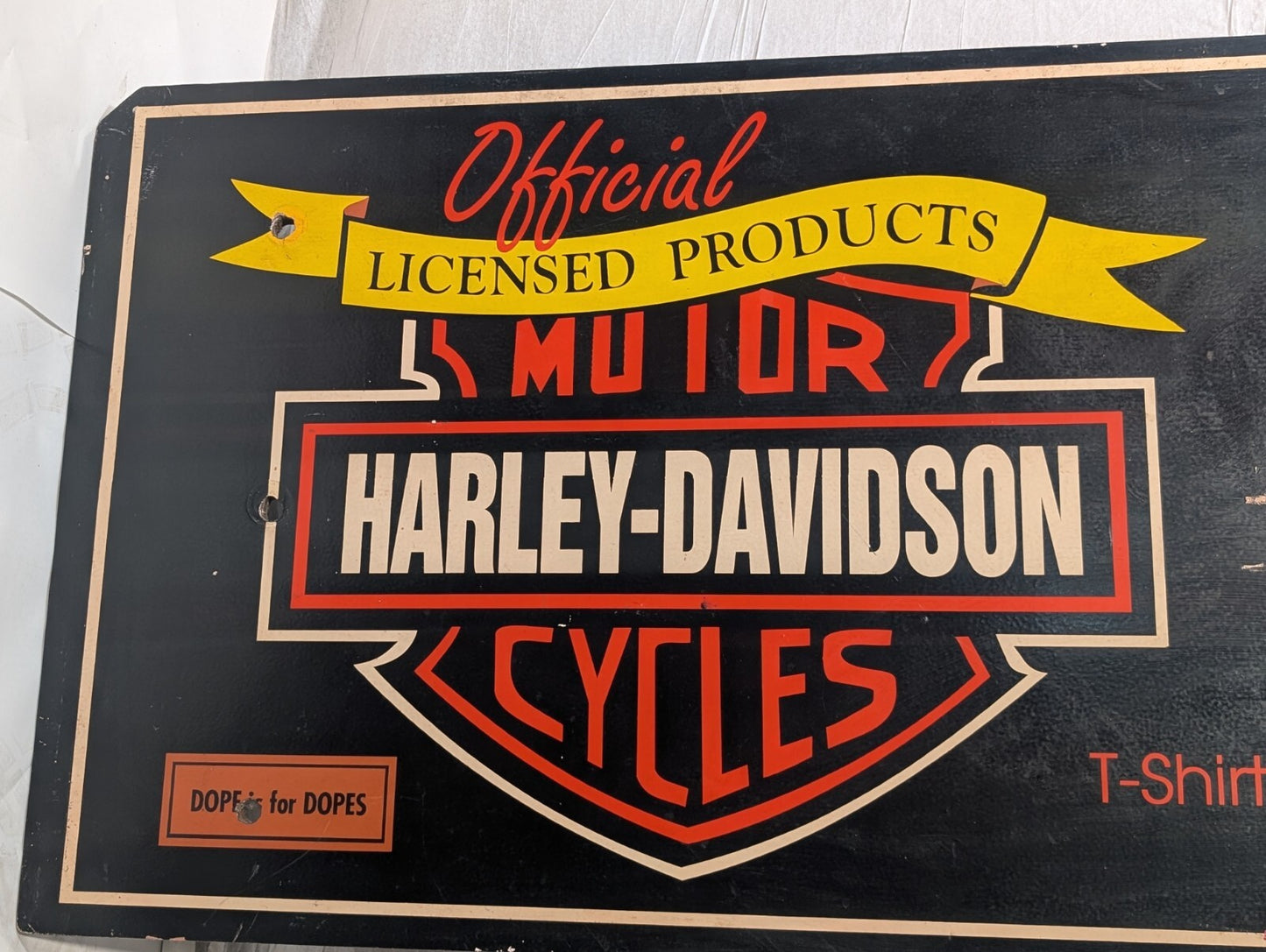 The Alley Chicago Harley Davidson Bus Stop Bench Ad Memorabilia Punk Moto Goth