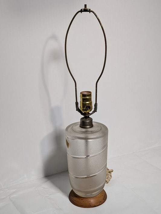 Table Lamp, 22" Tall x 4.5" Diameter at Widest Point - Does Not Include a Shade