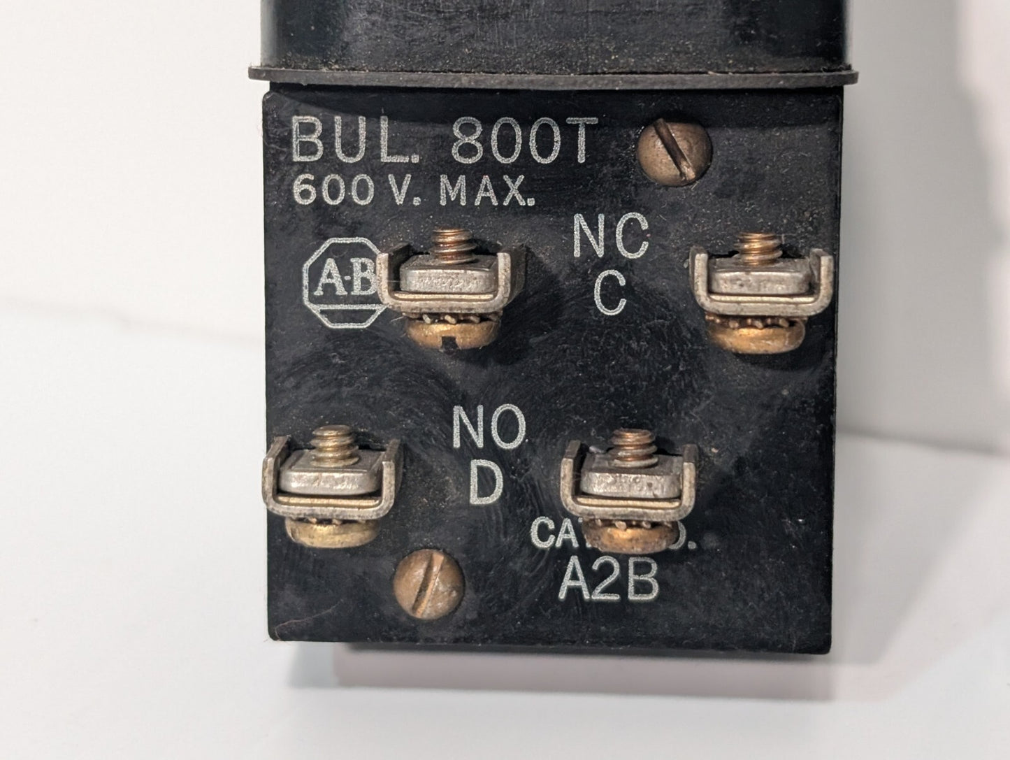 Allen Bradley 800T-A2B 800T-H2A Push Button Selector Switch + Square D 9001 KL